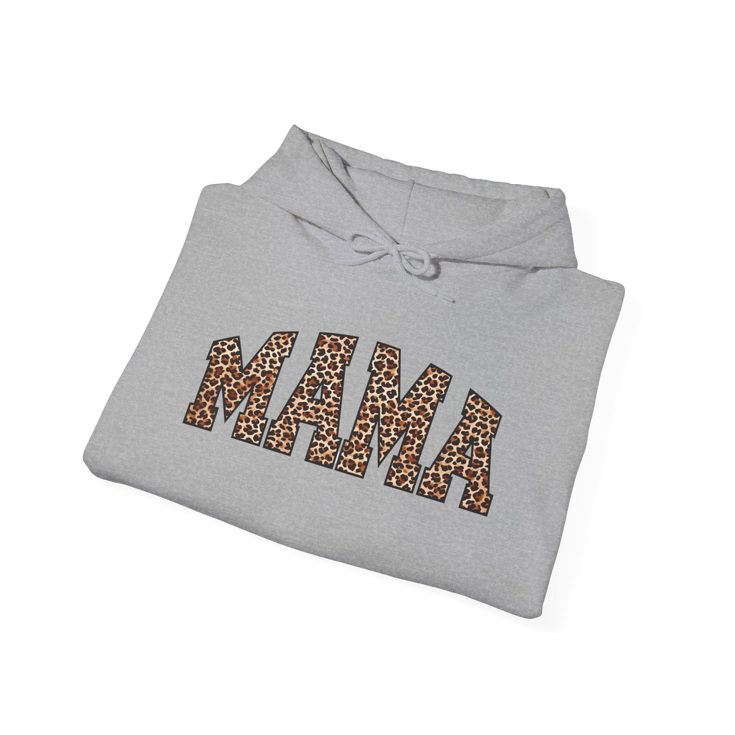 Mama Leopard Print Hoodie - Cozy Unisex Sweatshirt for Moms
