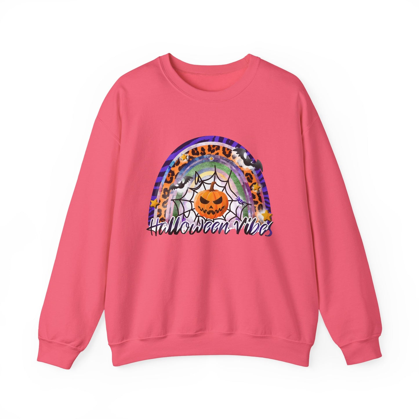 Halloween Vibes Crewneck Sweatshirt | Unisex Autumn Apparel, Cozy Fall Fashion, Halloween Gifts, Spooky Season Outfit, Pumpkin Sweatshirt