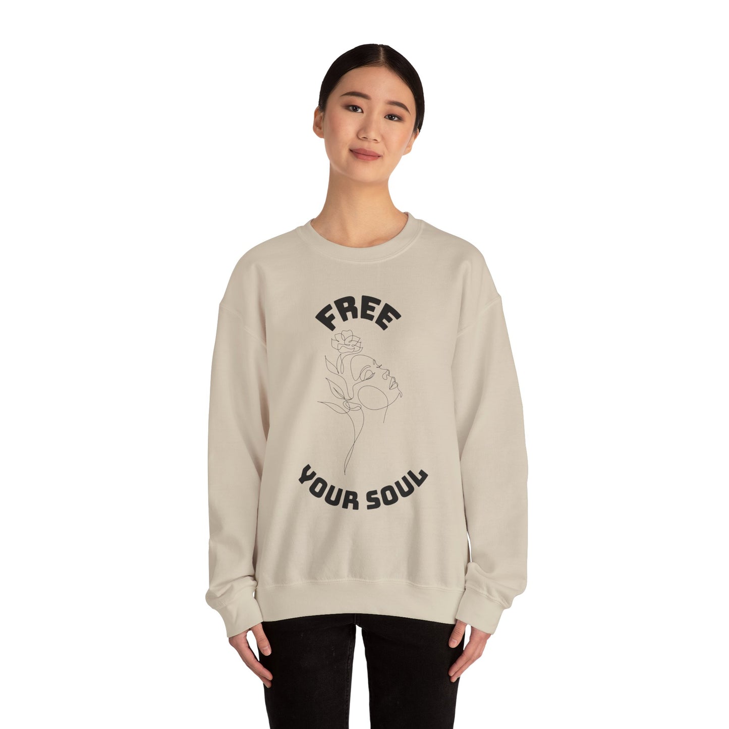 Free Your Soul Crewneck Sweatshirt - Unisex Heavy Blend™