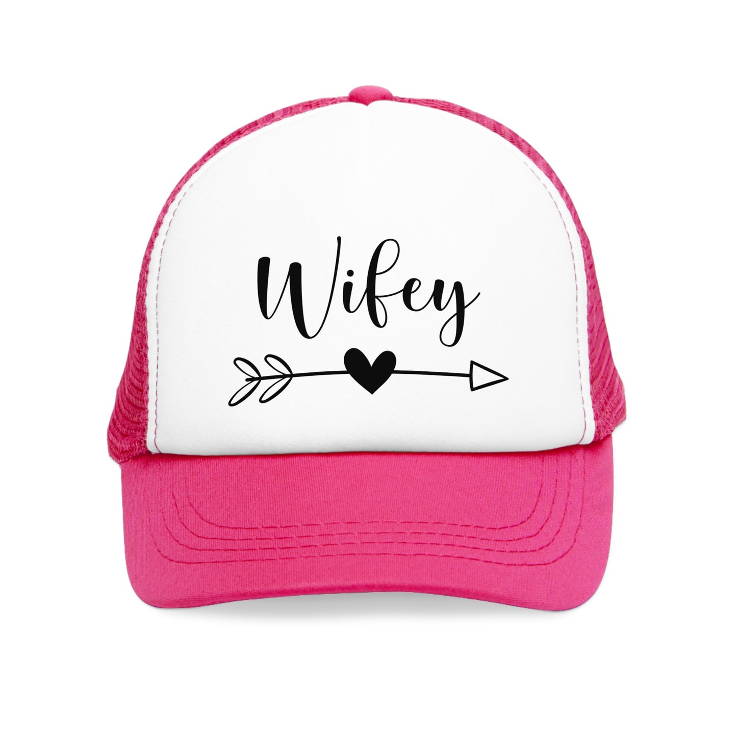 Wifey Mesh Cap - Fun Accessory for Newlyweds, Cute Gift for Bridal Showers, Wedding Gifts, Everyday Wear, Stylish Summer Hat