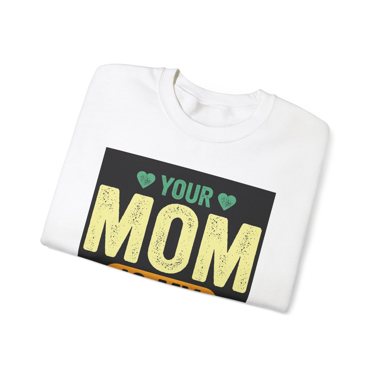 Your Mom Is My Cardio Sweatshirt - Fun Unisex Heavy Blend™ Crewneck for Fitness Enthusiasts