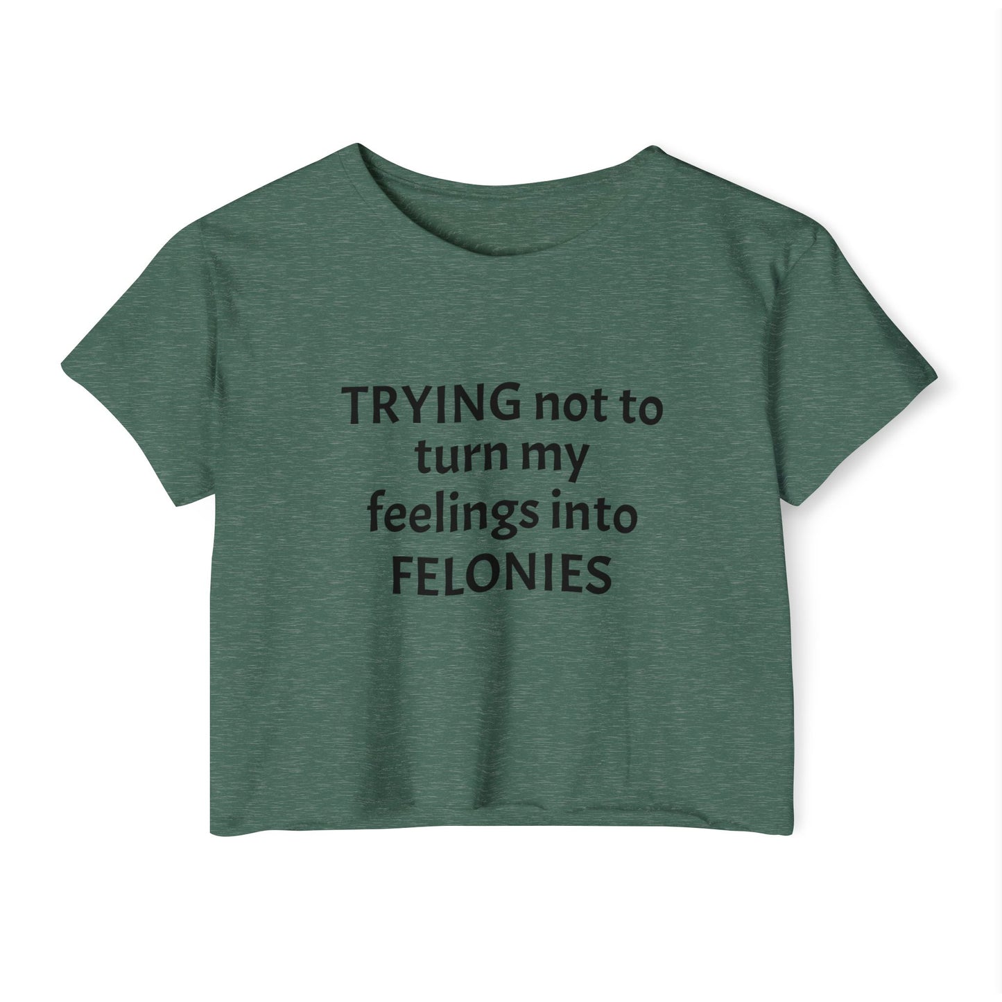 Festival Crop Top, Women's Casual Tee, Funny Graphic Top, Party Wear, Summer Vibes, Gift for Friends