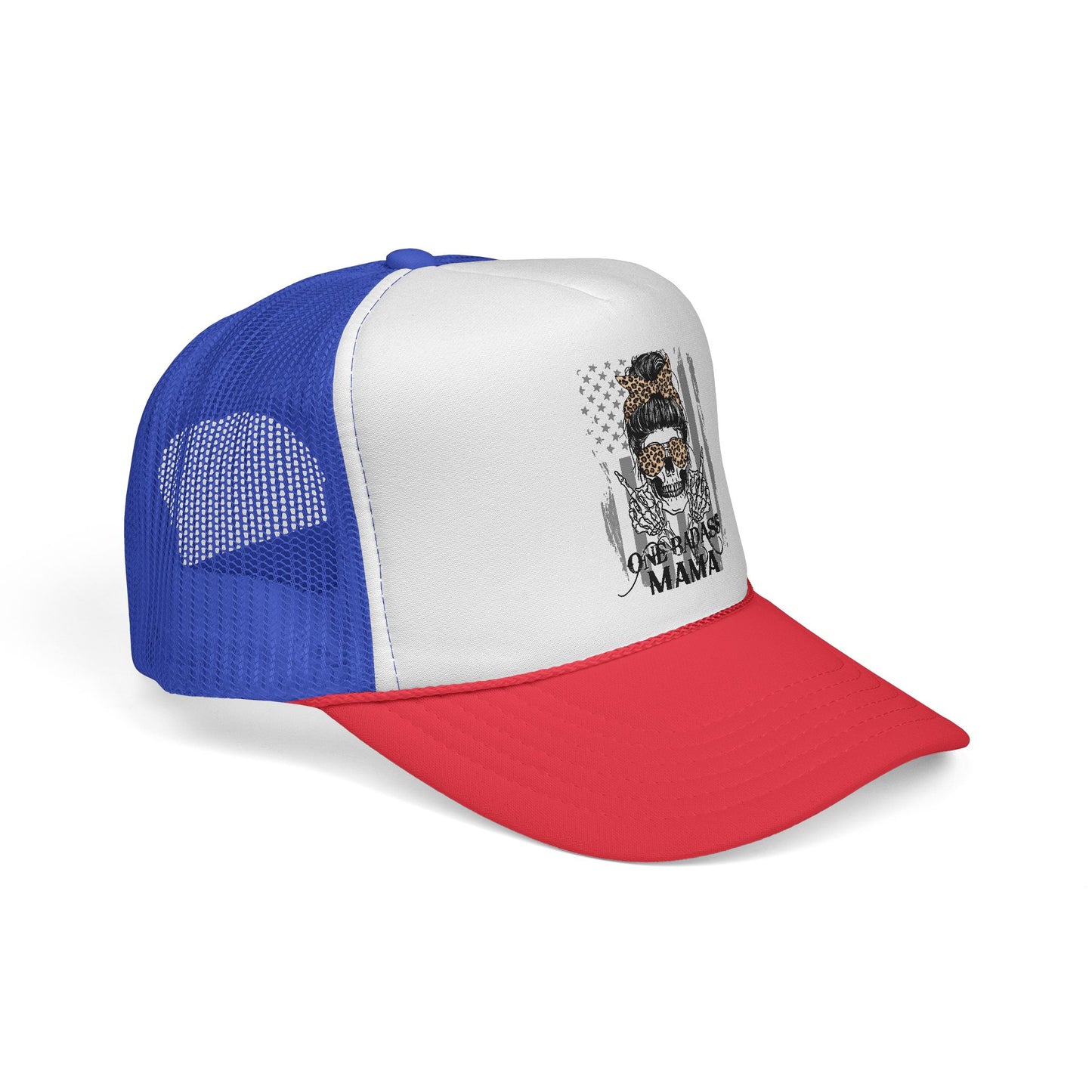 "One Badass Mama" Trucker Cap - Stylish & Edgy Headwear for Moms