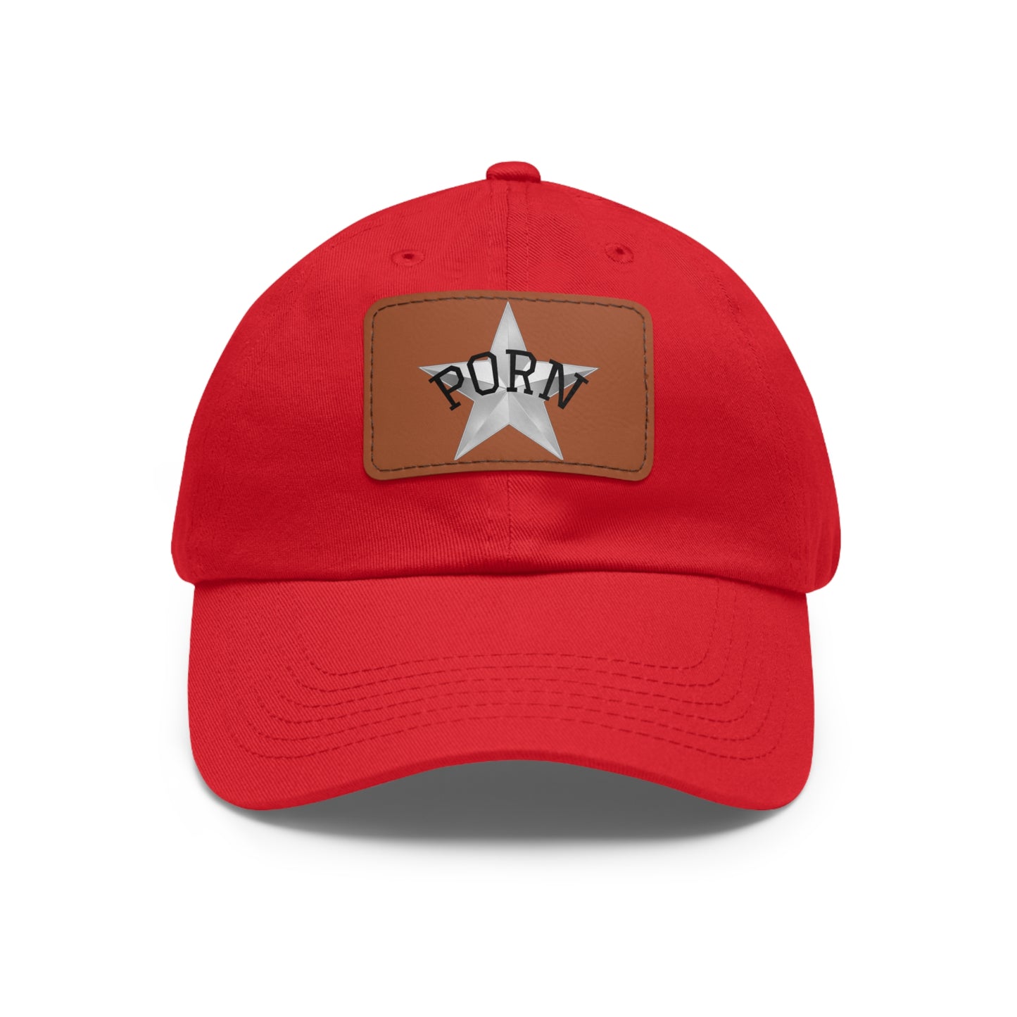 Stylish Dad Hat with Leather Patch, Casual Cap for Men, Summer Accessory, Fun Gift for Dads, Trendy Headwear. fun gifts for her, stylish womens hat