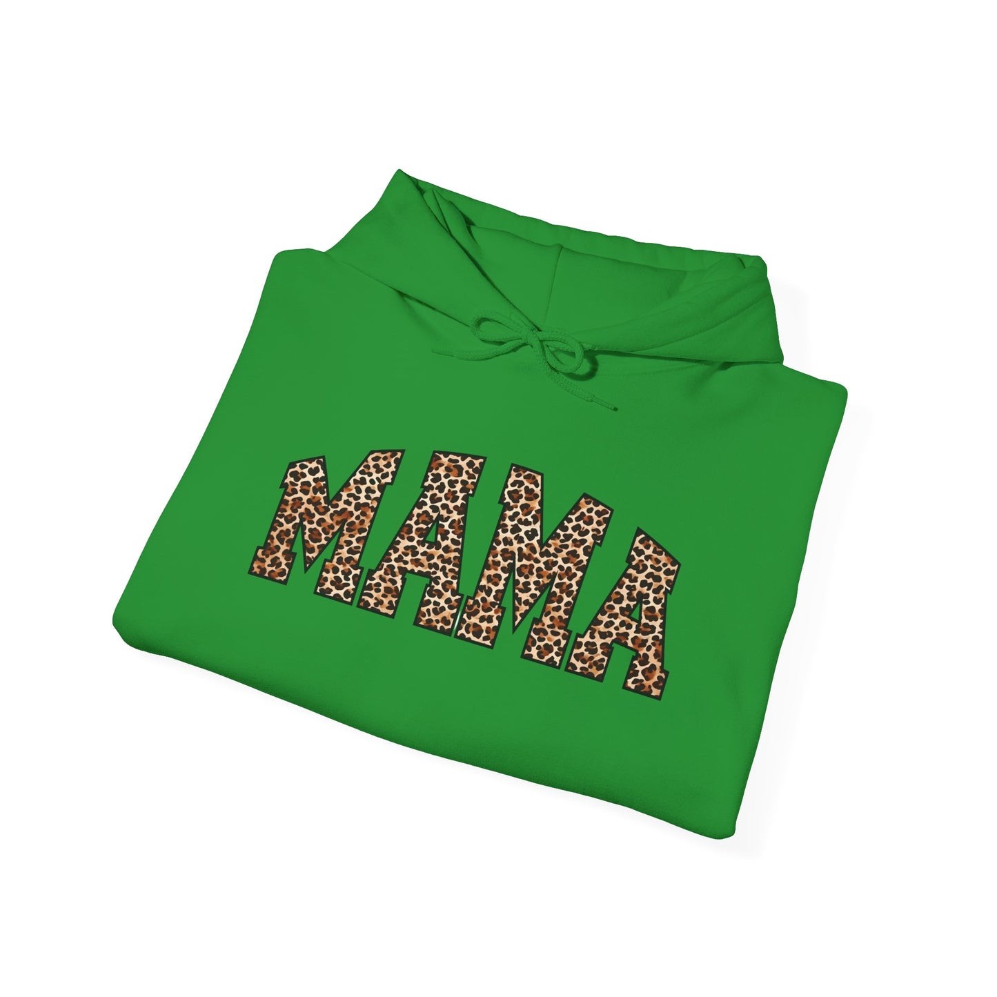 Mama Leopard Print Hoodie - Cozy Unisex Sweatshirt for Moms