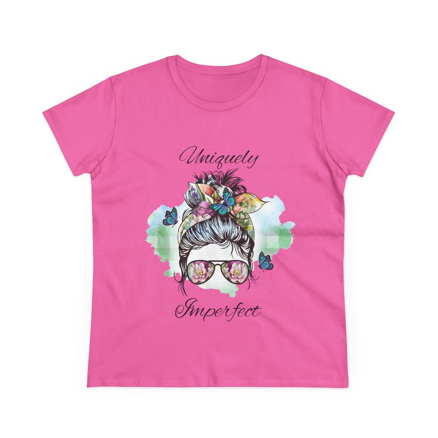 Women's Uniquely Imperfect Graphic Tee - Midweight Cotton Shirt