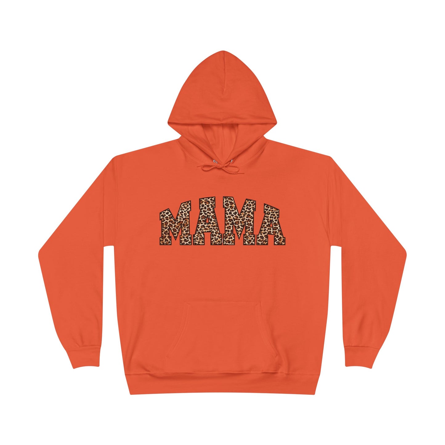 Leopard Print Mama Hoodie - Unisex EcoSmart® Pullover Sweatshirt