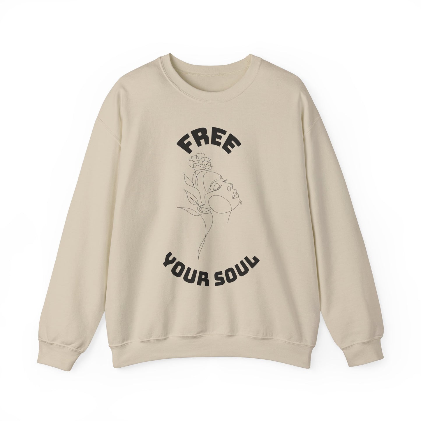 Free Your Soul Crewneck Sweatshirt - Unisex Heavy Blend™