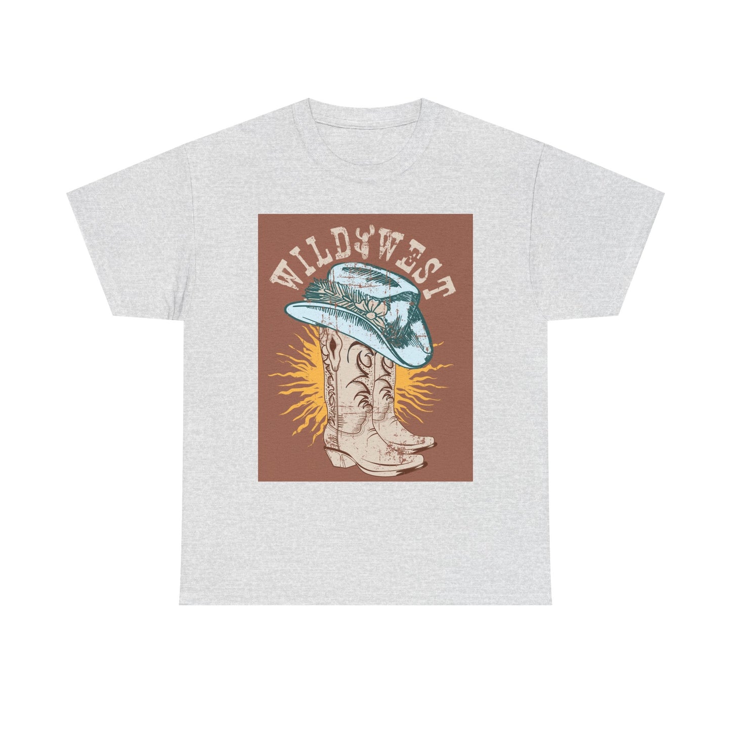 Wild West Cowboy Tee, Graphic Tee, Western Style Shirt, Country Music Apparel, Rodeo Outfit, Gift for Cowpoke Lovers