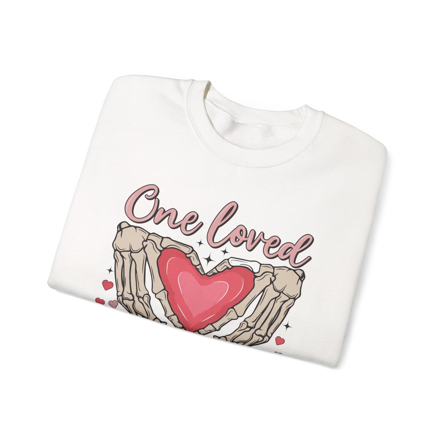 One Loved Mama Crewneck Sweatshirt, Perfect Gift for Moms, Cozy Layer for Birthdays, Mother's Day, Heartfelt Gift Idea
