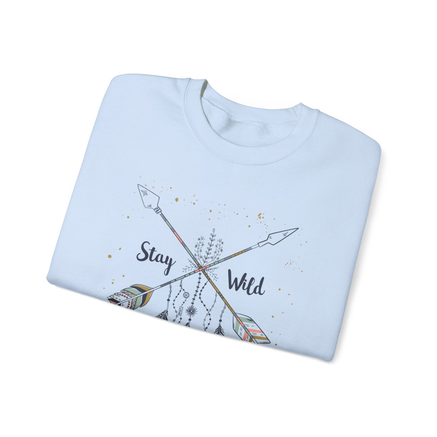 Unisex Crewneck Sweatshirt - Stay Wild Design
