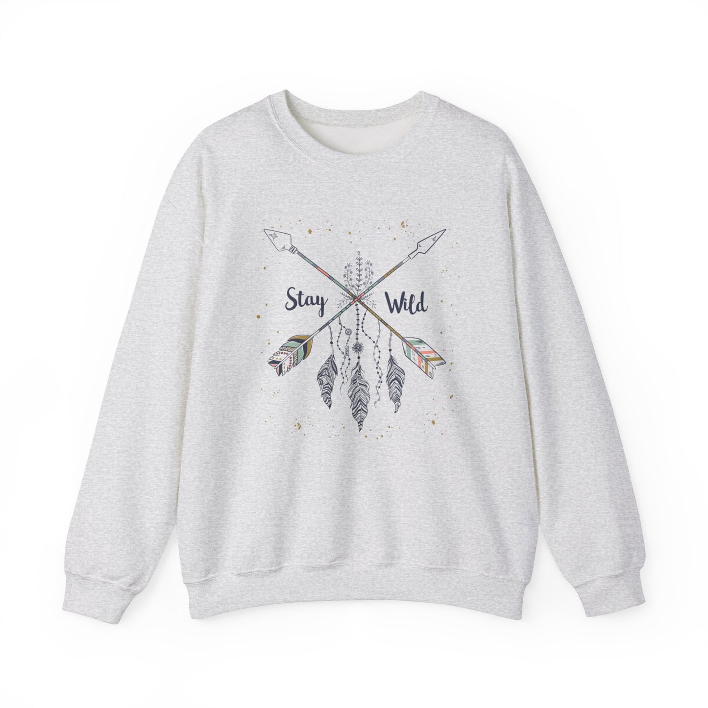 Unisex Crewneck Sweatshirt - Stay Wild Design