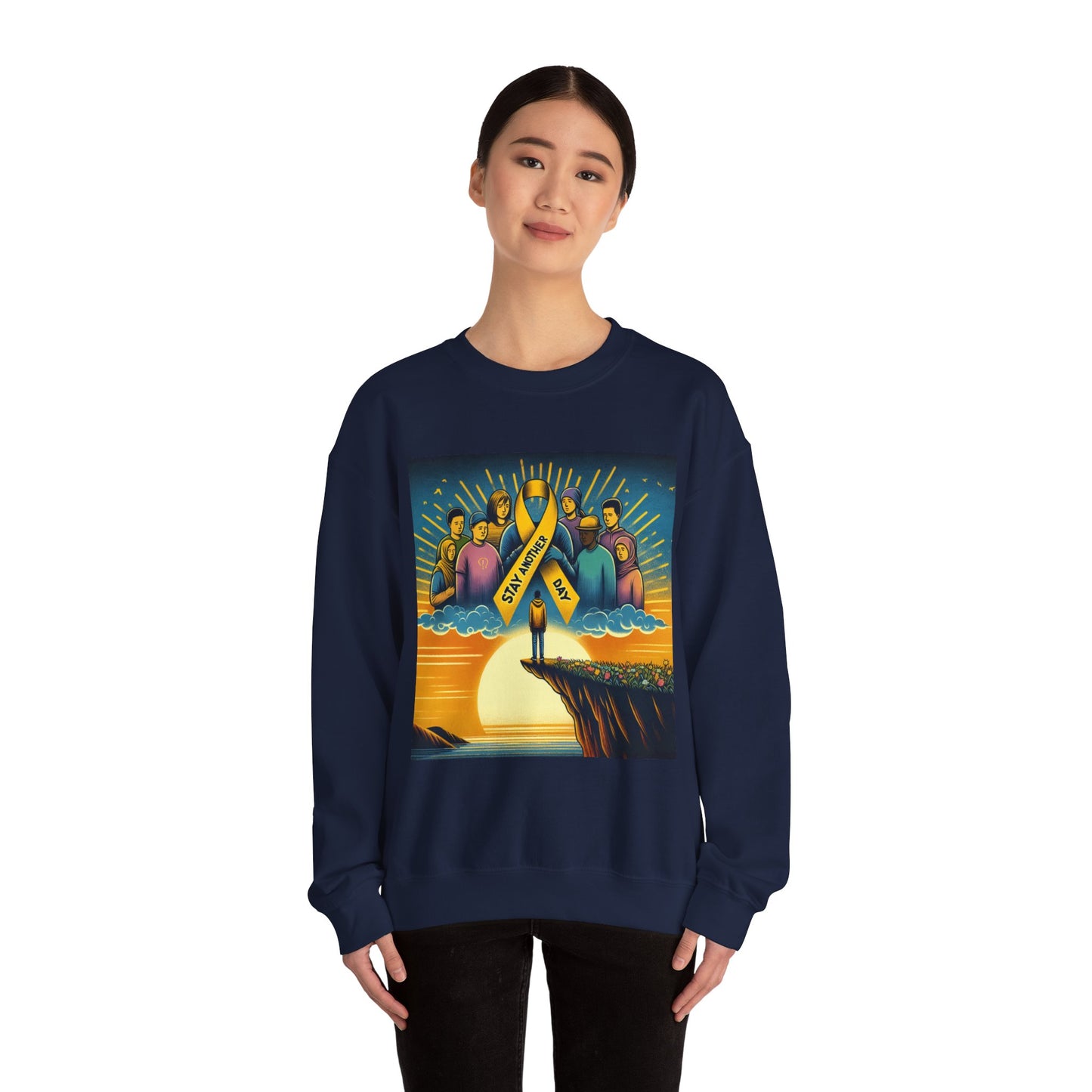 Suicide Prevention Awareness Sweatshirt, Stay Another Day, You Matter, Mental Health Support, Crewneck Jumper, Unisex Hoodie