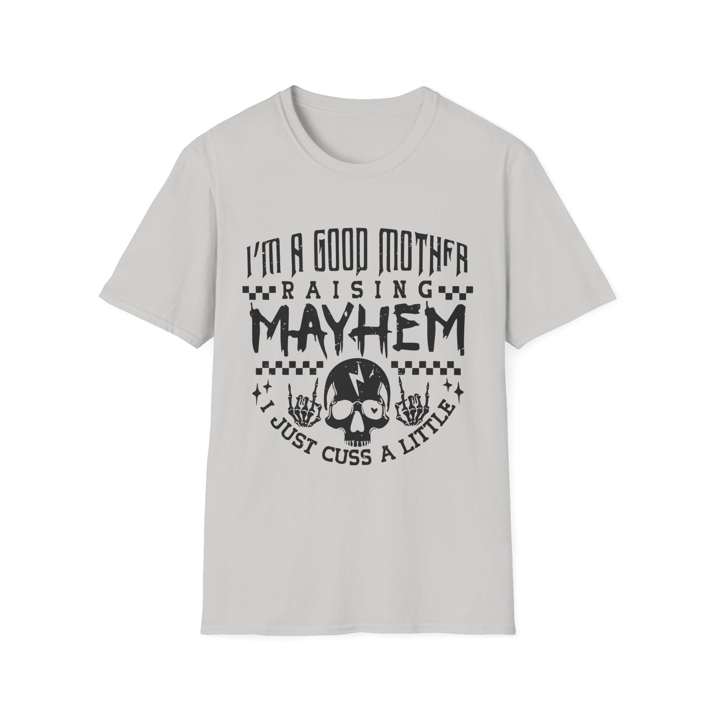 Unisex Softstyle T-Shirt, Fun Parent Shirt, Motherhood Humor Tee, Gift for Moms, Casual Everyday Wear, Mother's Day Gift