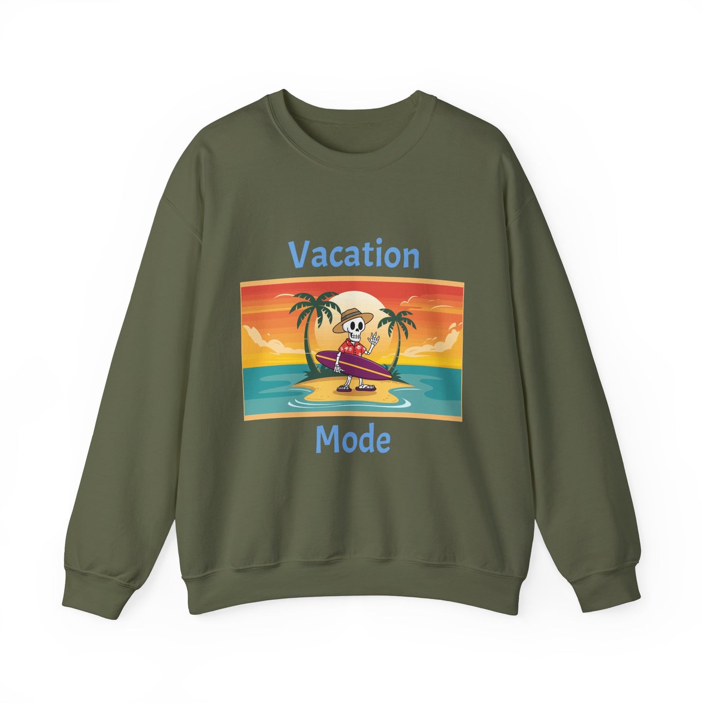 Vacation Mode Unisex Heavy Blend™ Crewneck Sweatshirt