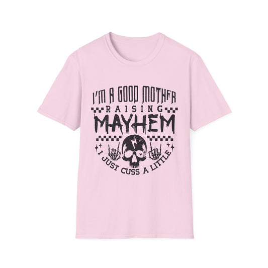 Unisex Softstyle T-Shirt, Fun Parent Shirt, Motherhood Humor Tee, Gift for Moms, Casual Everyday Wear, Mother's Day Gift