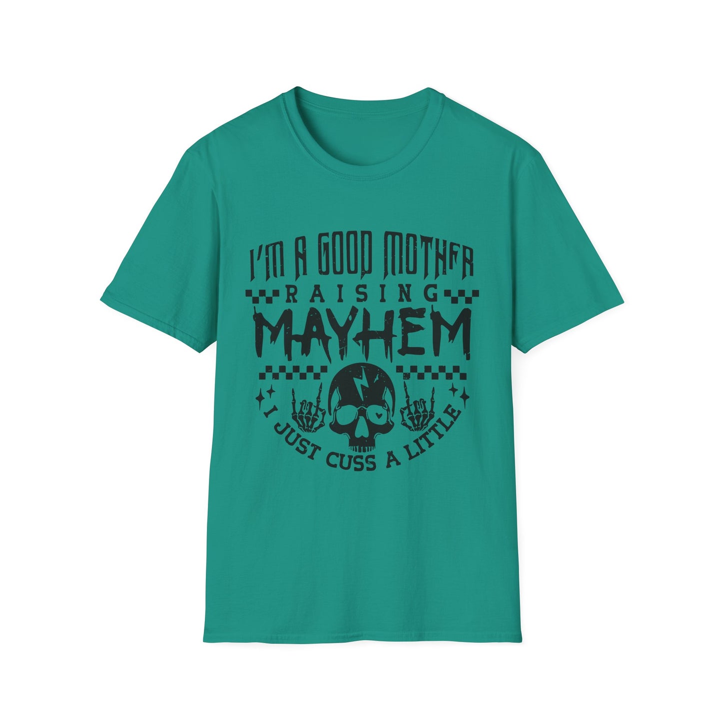 Unisex Softstyle T-Shirt, Fun Parent Shirt, Motherhood Humor Tee, Gift for Moms, Casual Everyday Wear, Mother's Day Gift
