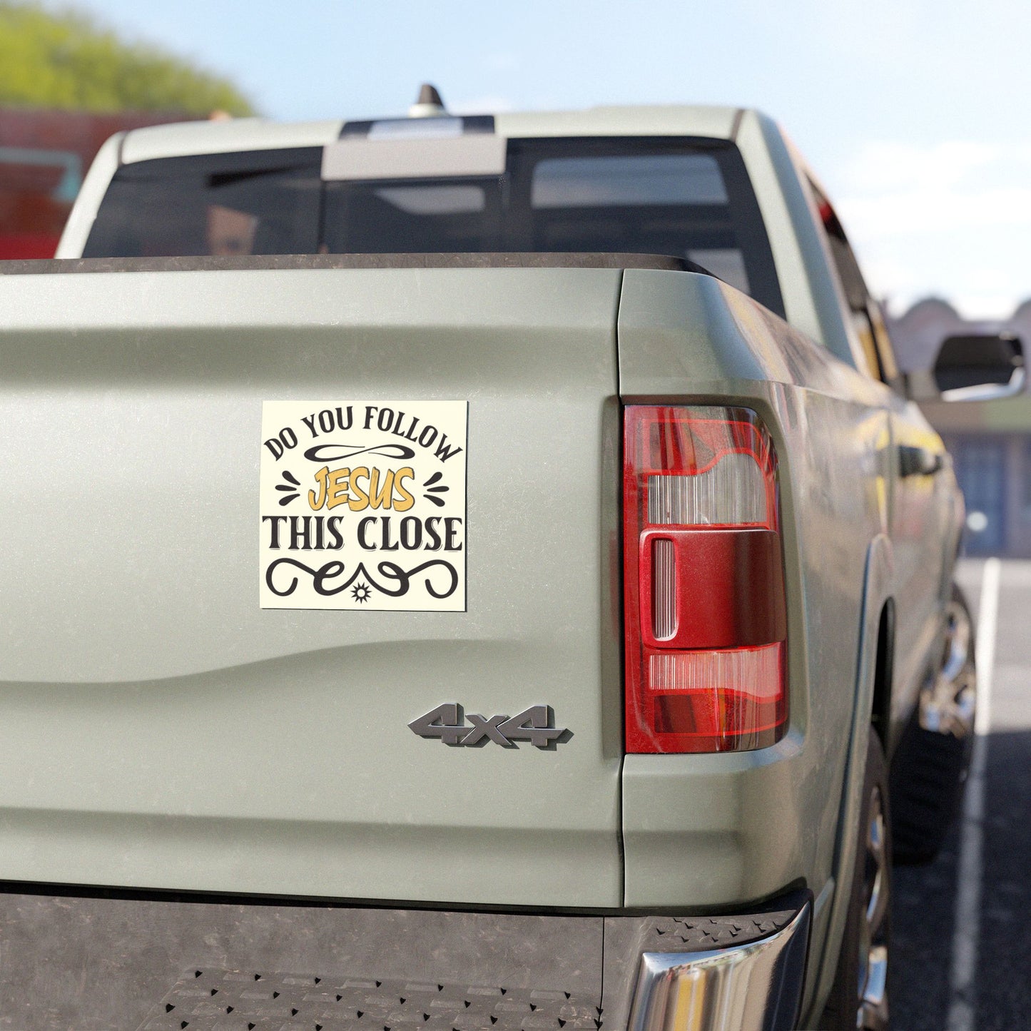 Jesus Car Magnet - Faith-Based Vehicle Decor, Christian Gift, Religious Car Accessory, Spiritual Style