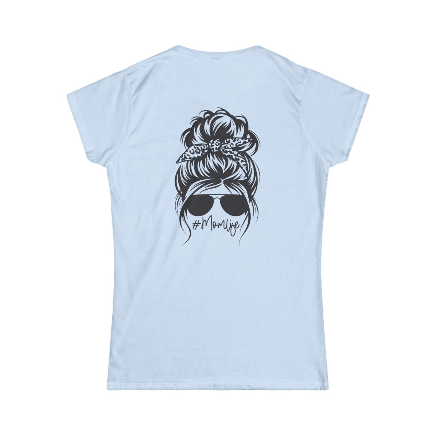 Mom Life Women's Softstyle Tee - Cute Graphic Tee for Mothers