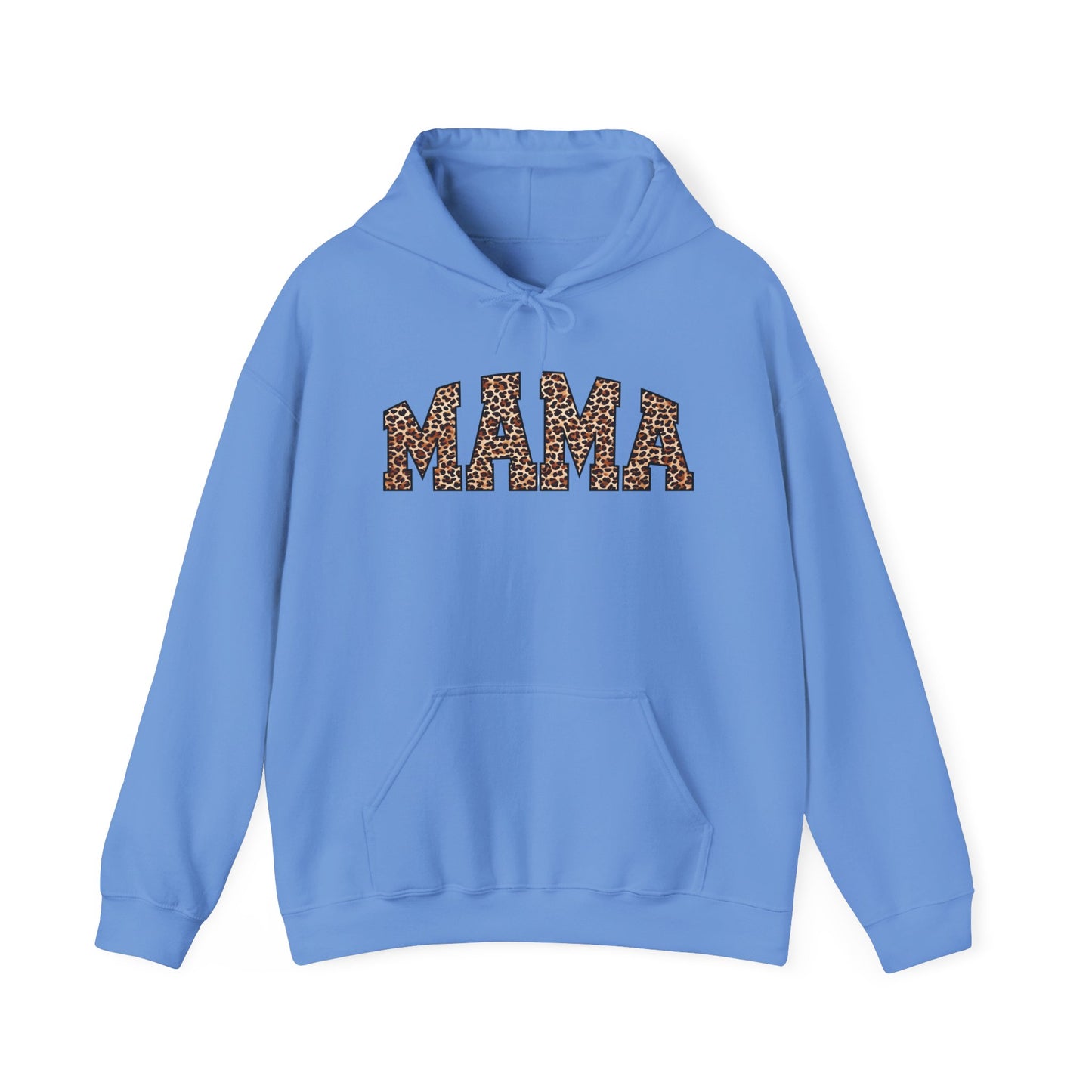 Mama Leopard Print Hoodie - Cozy Unisex Sweatshirt for Moms
