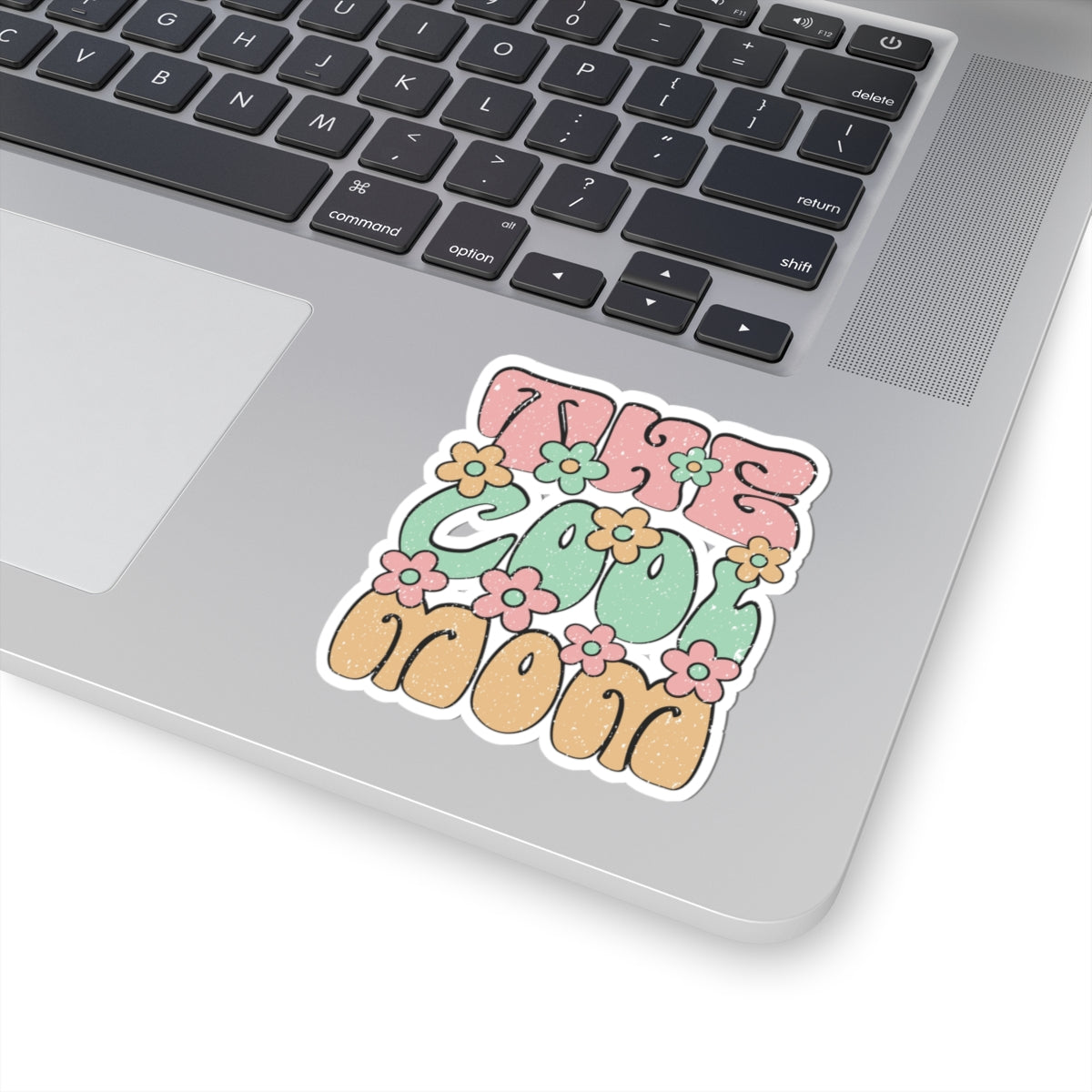The Cool Mom Kiss-Cut Sticker - Fun Floral Design for Stylish Moms