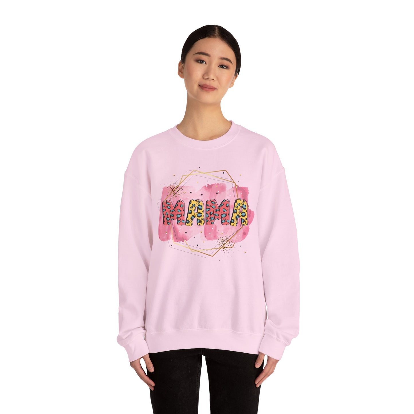 Mama Pride Crewneck Sweatshirt - Trendy Unisex Heavy Blend
