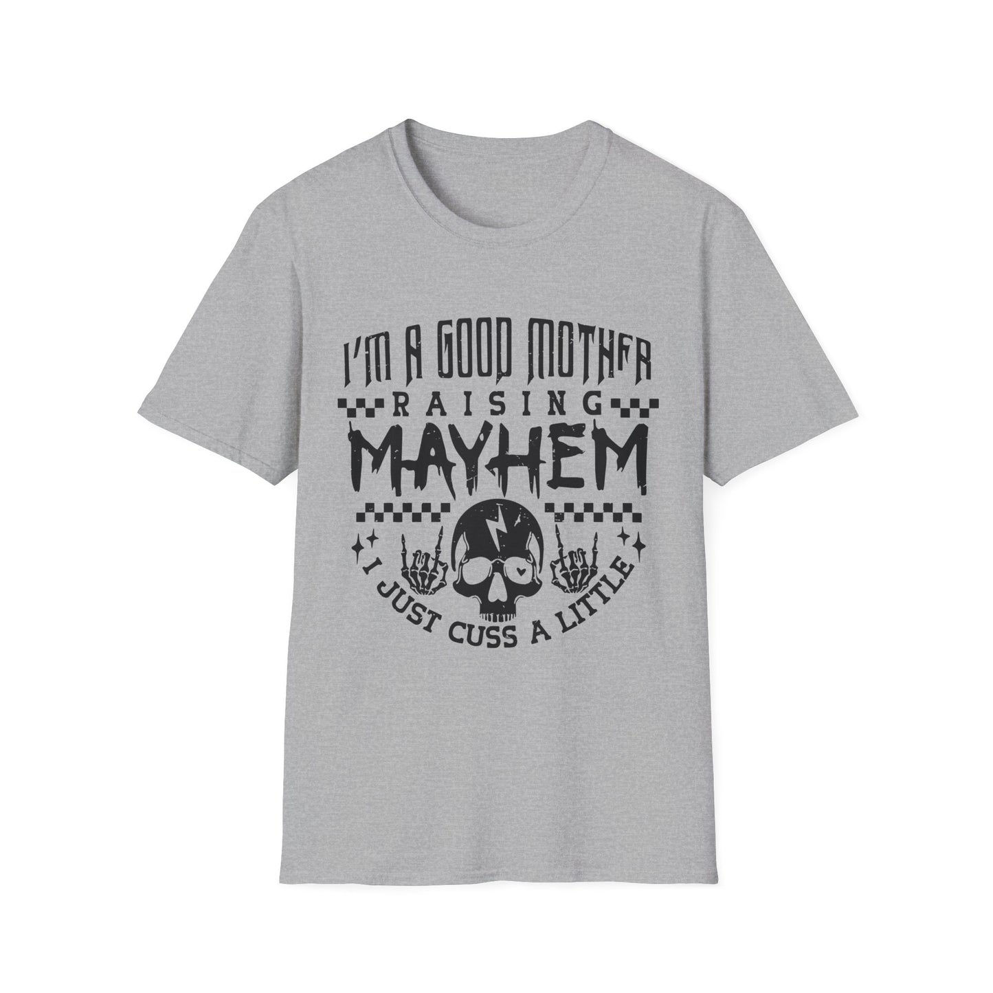 Unisex Softstyle T-Shirt, Fun Parent Shirt, Motherhood Humor Tee, Gift for Moms, Casual Everyday Wear, Mother's Day Gift