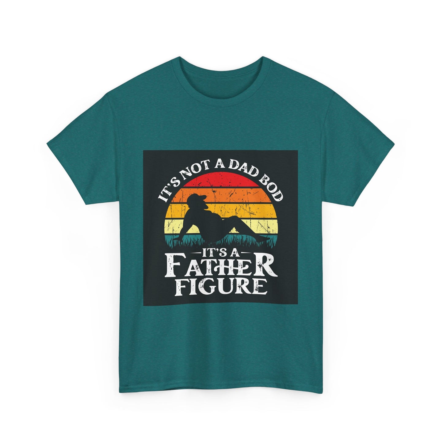 Father Figure Unisex Heavy Cotton Tee - Perfect Gift for Dads, Celebrating Fatherhood