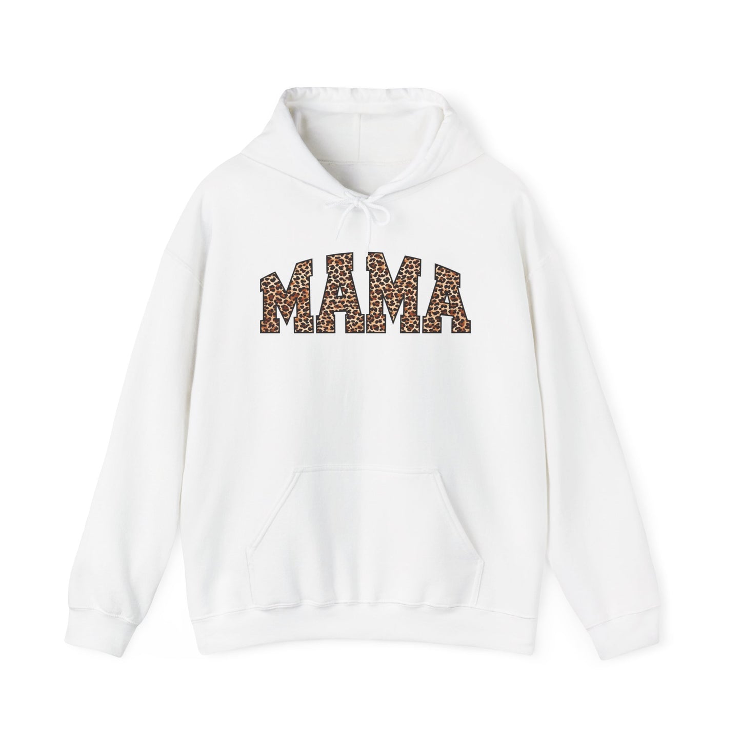 Mama Leopard Print Hoodie - Cozy Unisex Sweatshirt for Moms