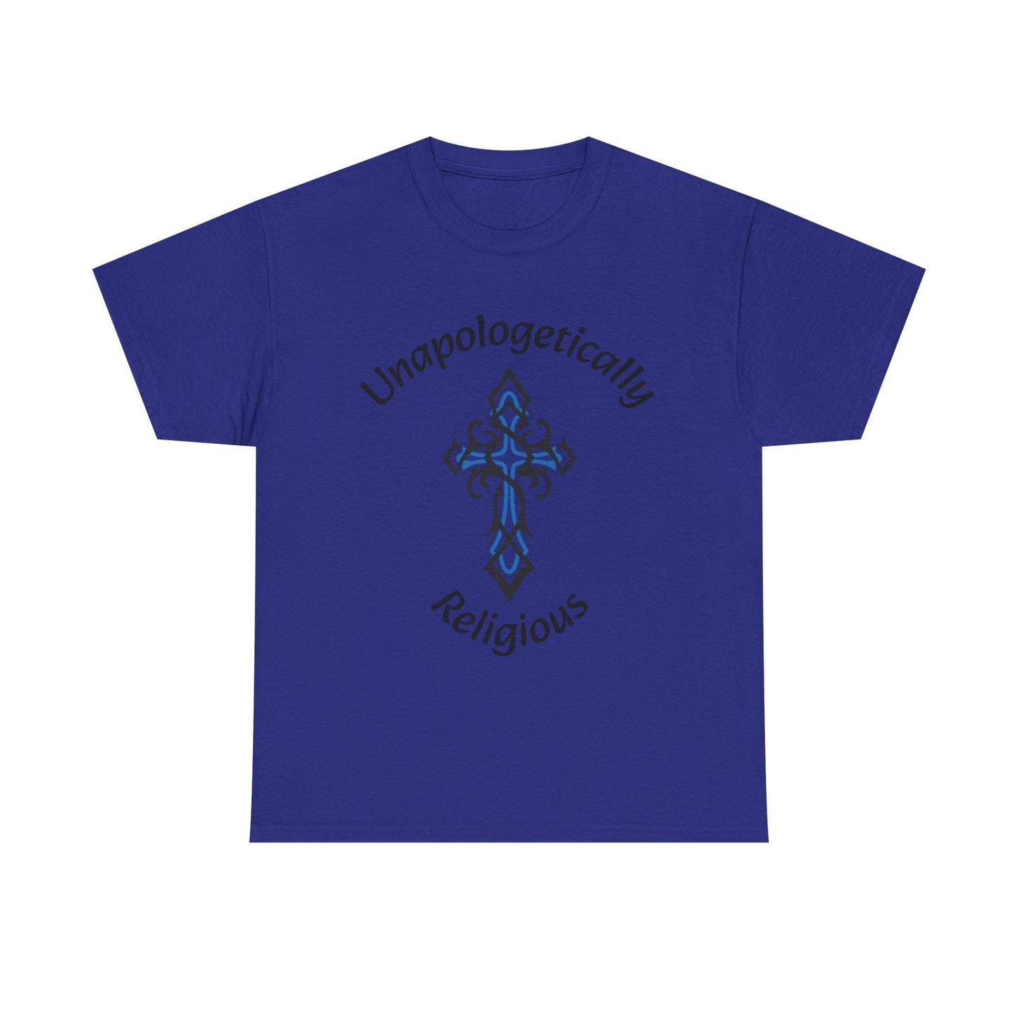 Unapologetically Religious Unisex Heavy Cotton Tee | Faith Shirt, Inspirational Gift, Casual Wear, Church Event, Christian Apparel