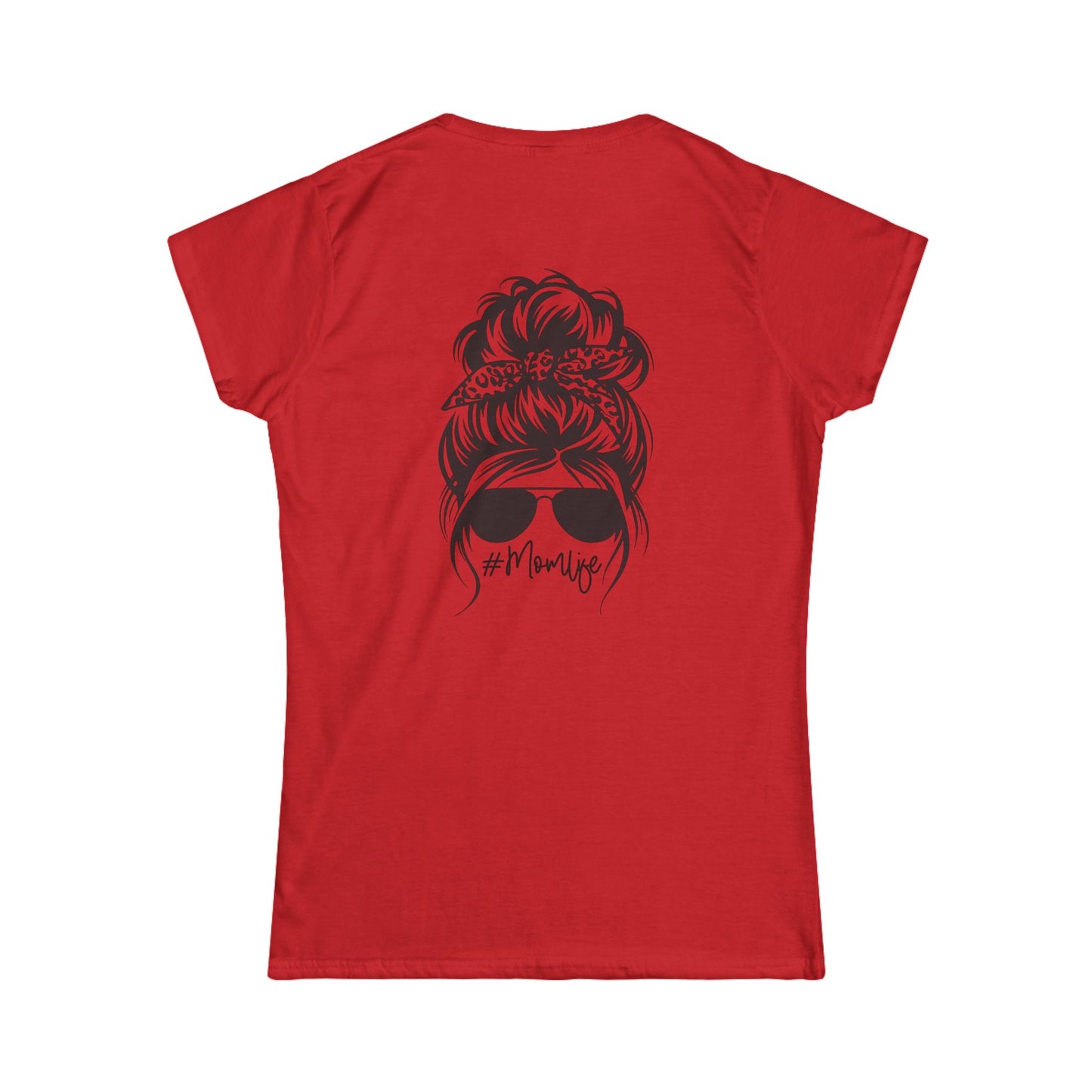 Mom Life Women's Softstyle Tee - Cute Graphic Tee for Mothers