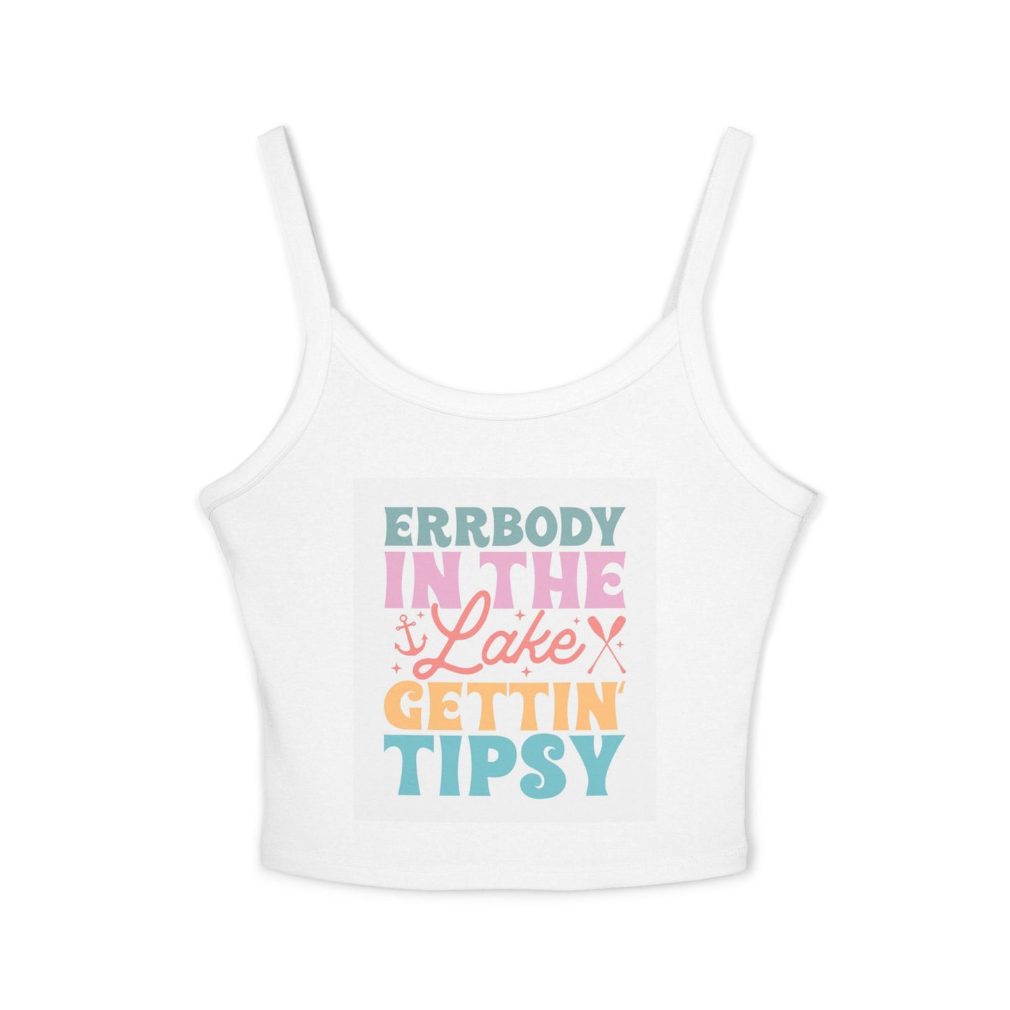 Errbody in the Lake Spaghetti Strap Tank Top - Summer Vibes, Perfect for Outdoor Fun!