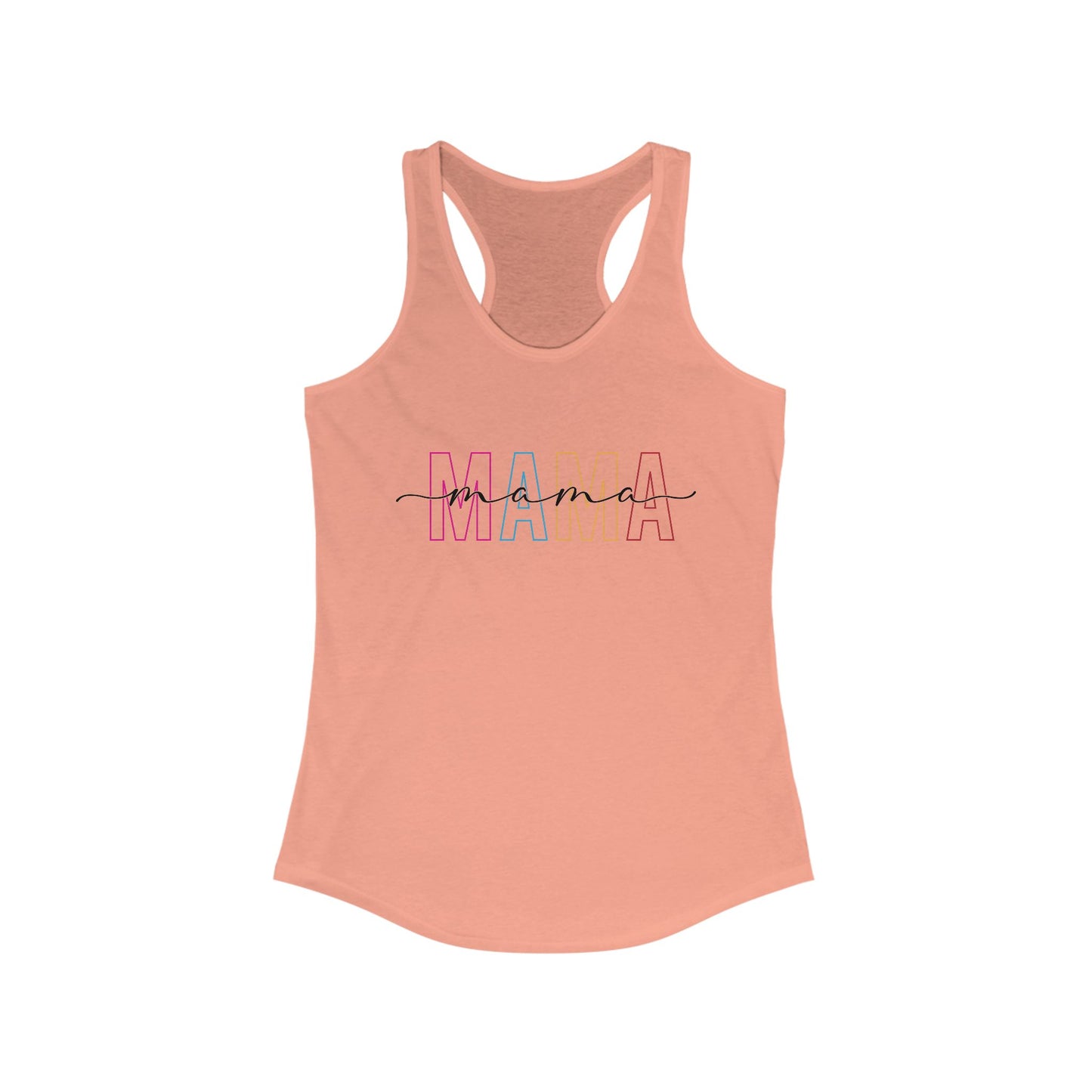 Mama Racerback Tank - Stylish Women's Fitness Top