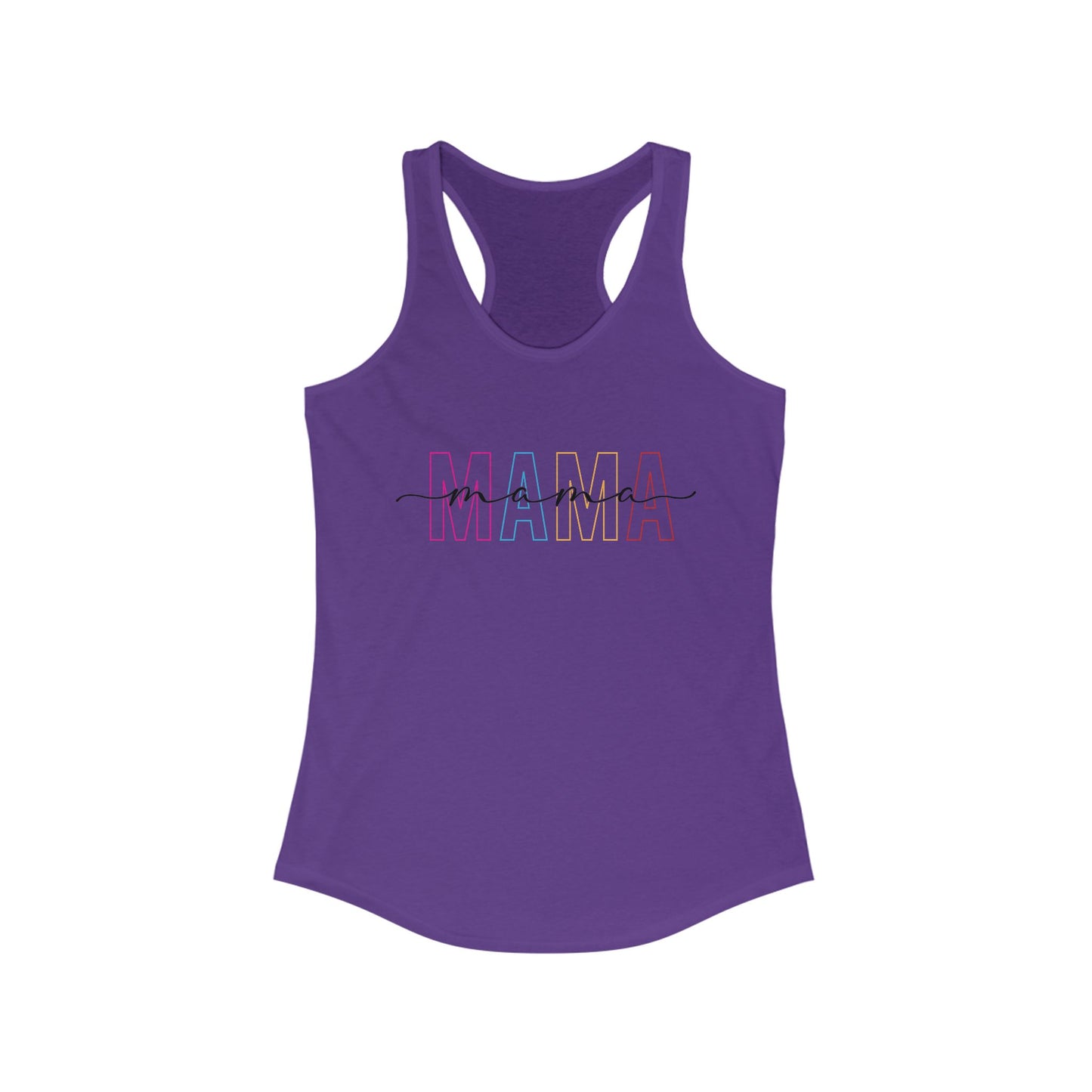Mama Racerback Tank - Stylish Women's Fitness Top