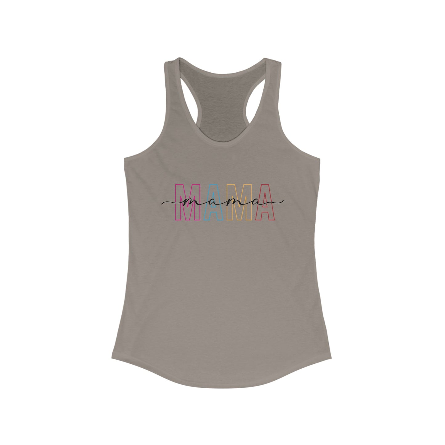 Mama Racerback Tank - Stylish Women's Fitness Top