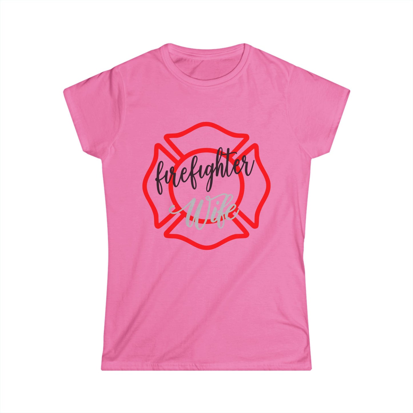 Firefighter Wife Softstyle Tee | Perfect Gift for Firefighter Wives