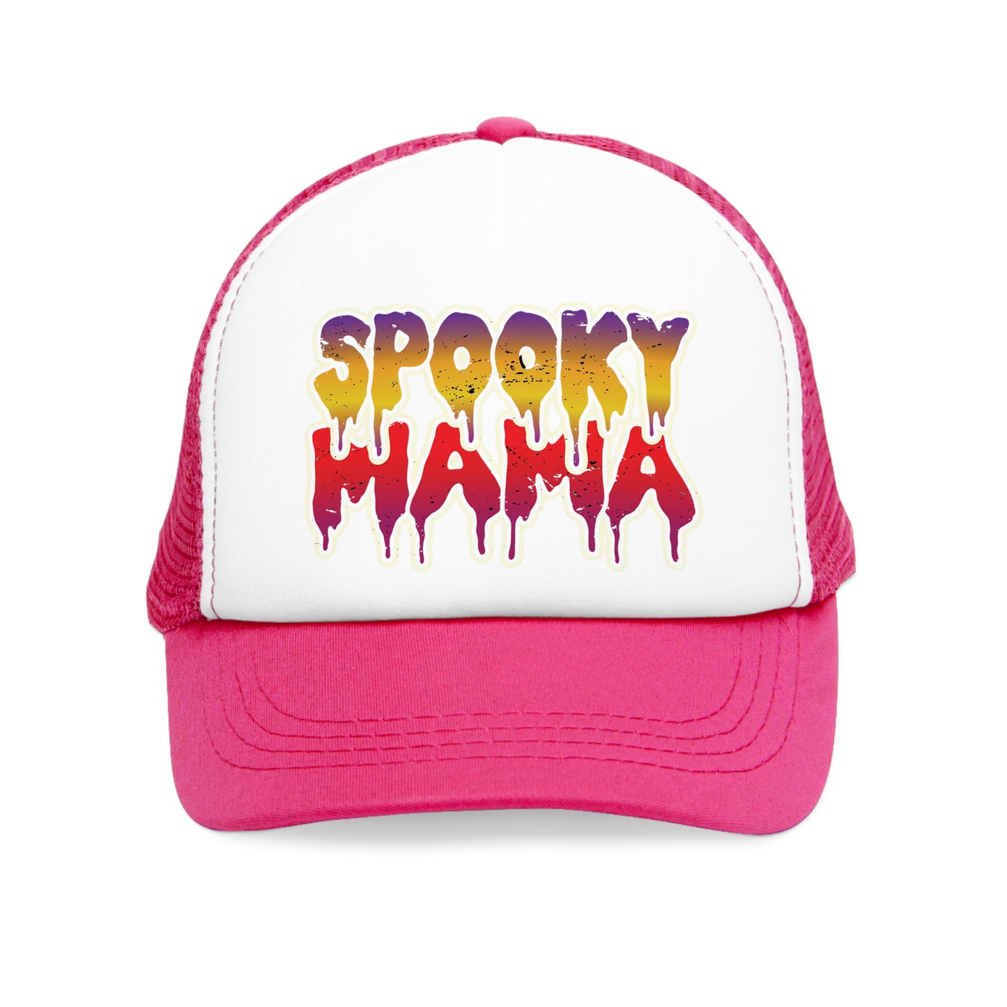 Spooky Mama Mesh Cap | Fun Hat for Halloween, Costume Parties, Moms, Fall Fashion, Gift for Moms