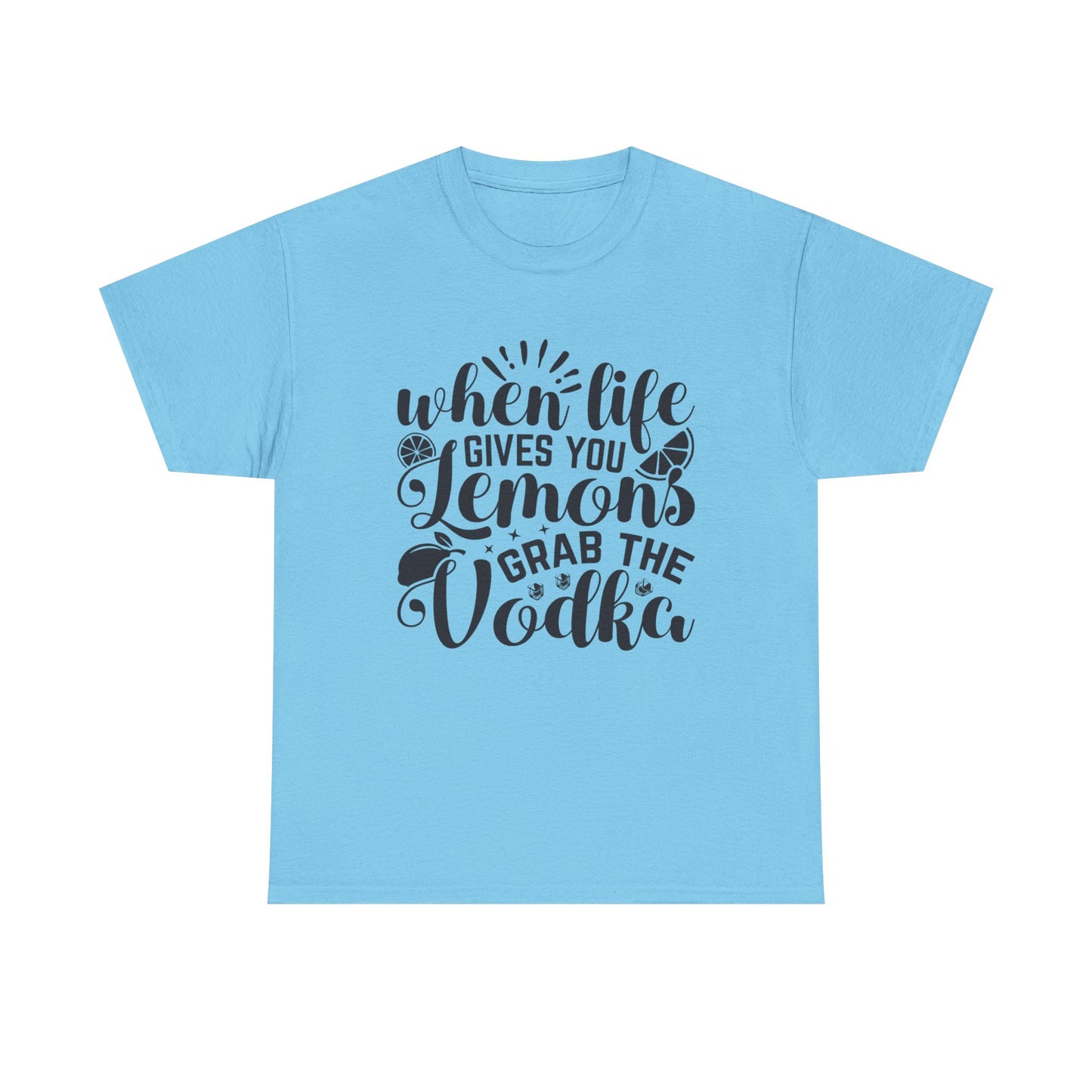 Funny Lemon Vodka Unisex Heavy Cotton Tee