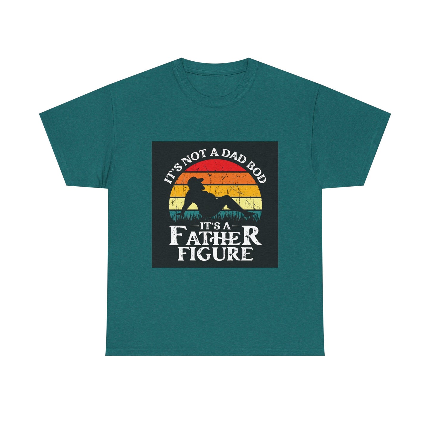 Father Figure Unisex Heavy Cotton Tee - Perfect Gift for Dads, Celebrating Fatherhood