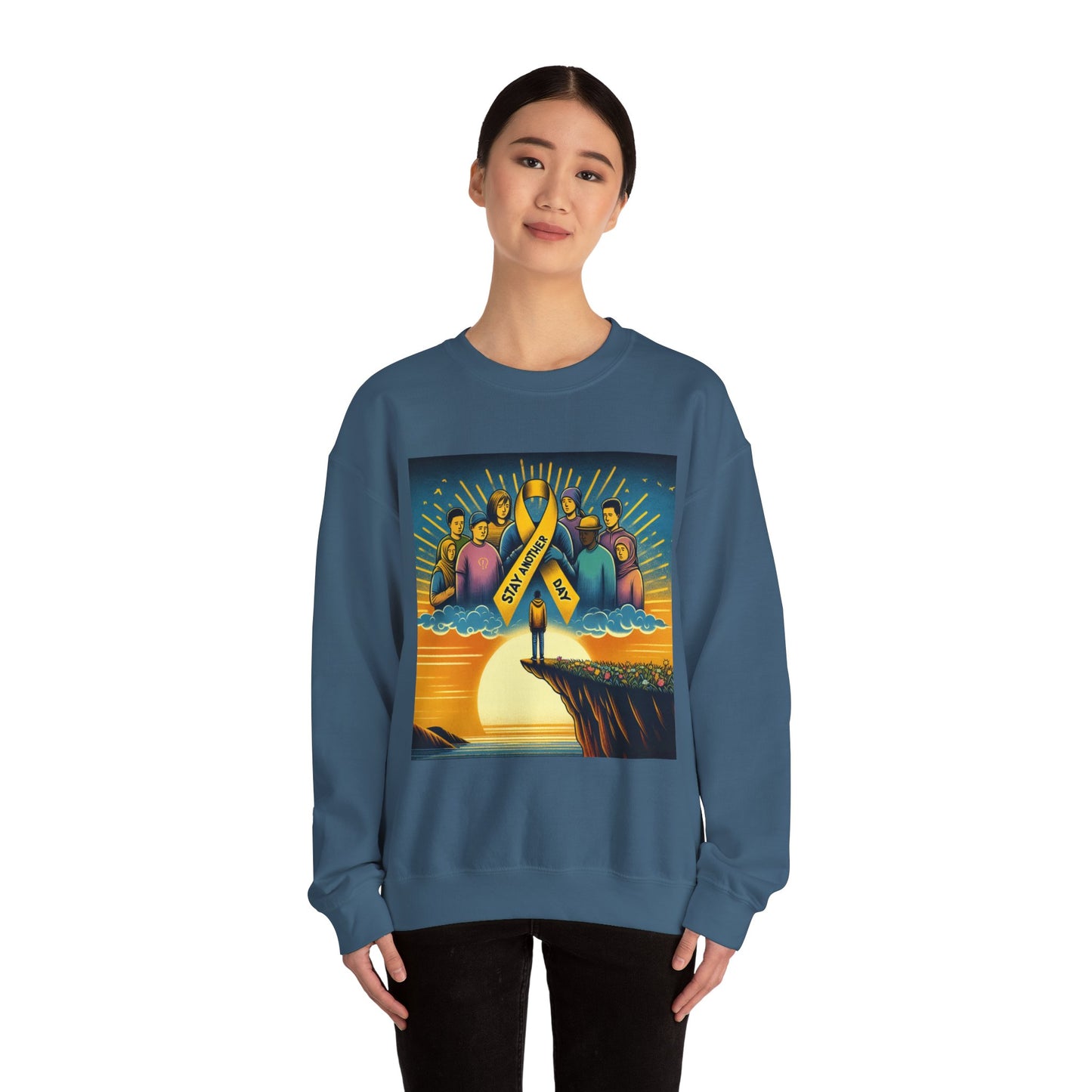 Suicide Prevention Awareness Sweatshirt, Stay Another Day, You Matter, Mental Health Support, Crewneck Jumper, Unisex Hoodie