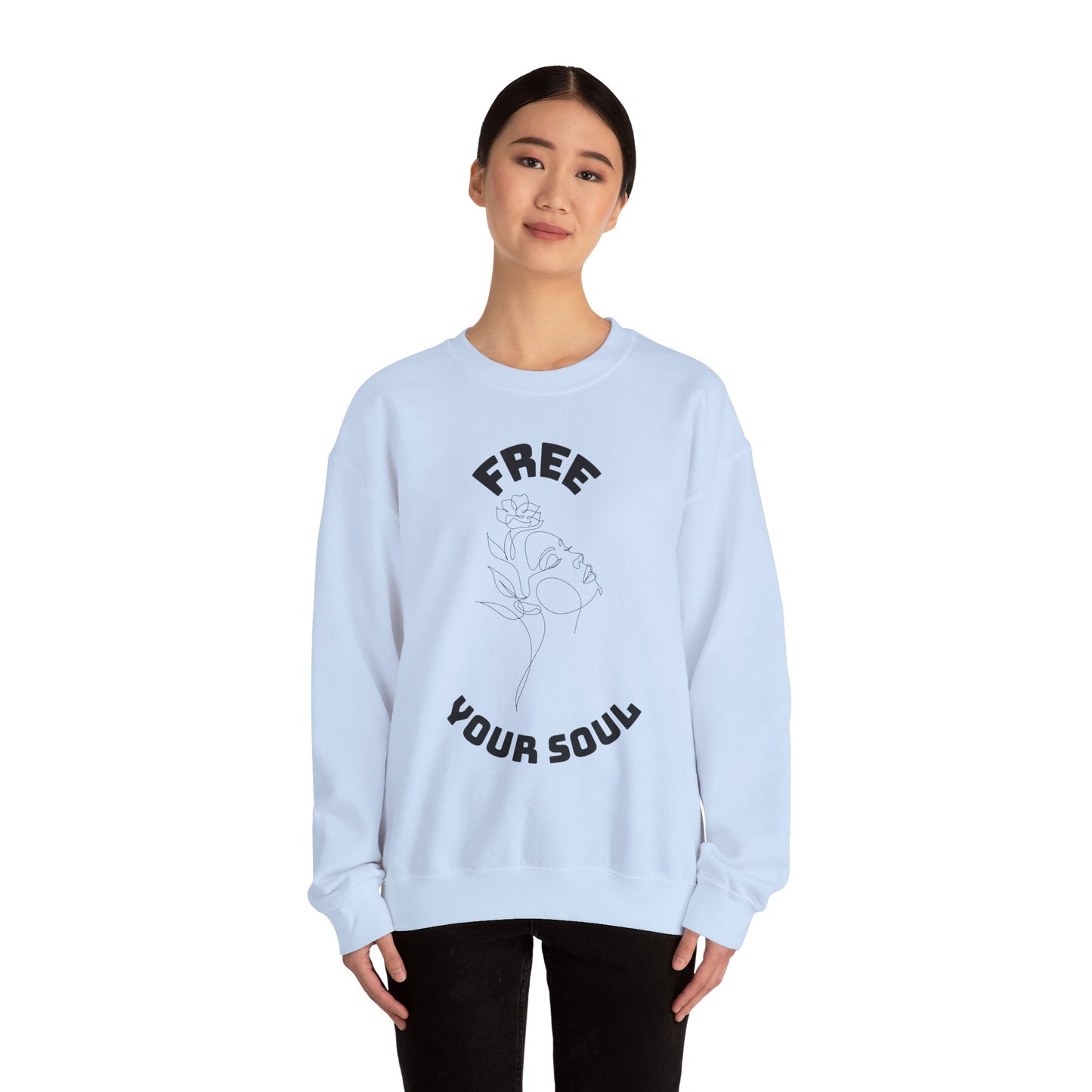 Free Your Soul Crewneck Sweatshirt - Unisex Heavy Blend™