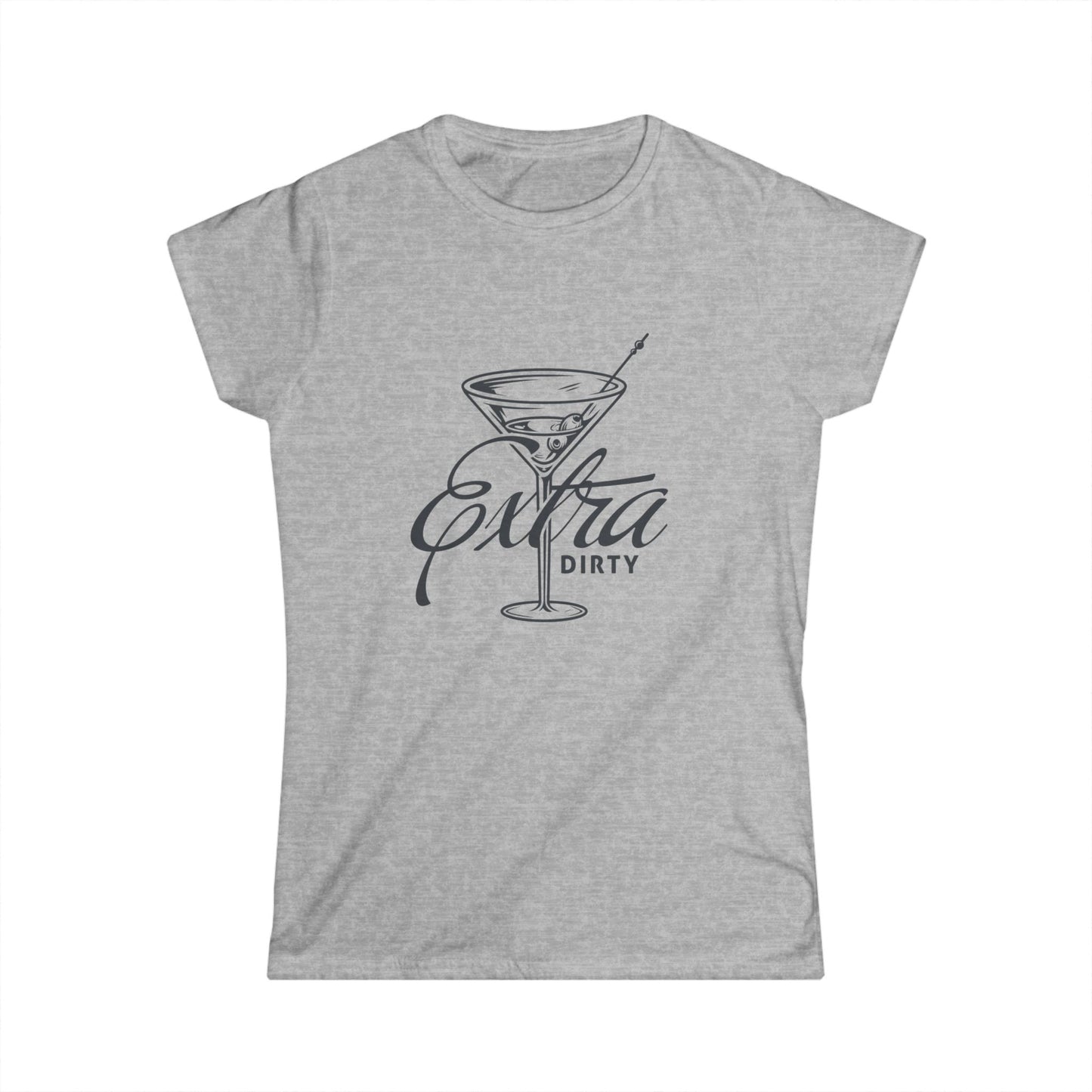 Extra Dirty Martini Women's Tee | Cute Cocktail Shirt | Funny Party T-Shirt, Girls Night Out, Gift for Bartenders, Birthday Gift