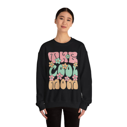 The Cool Mood Floral Graphic Unisex Crewneck Sweatshirt