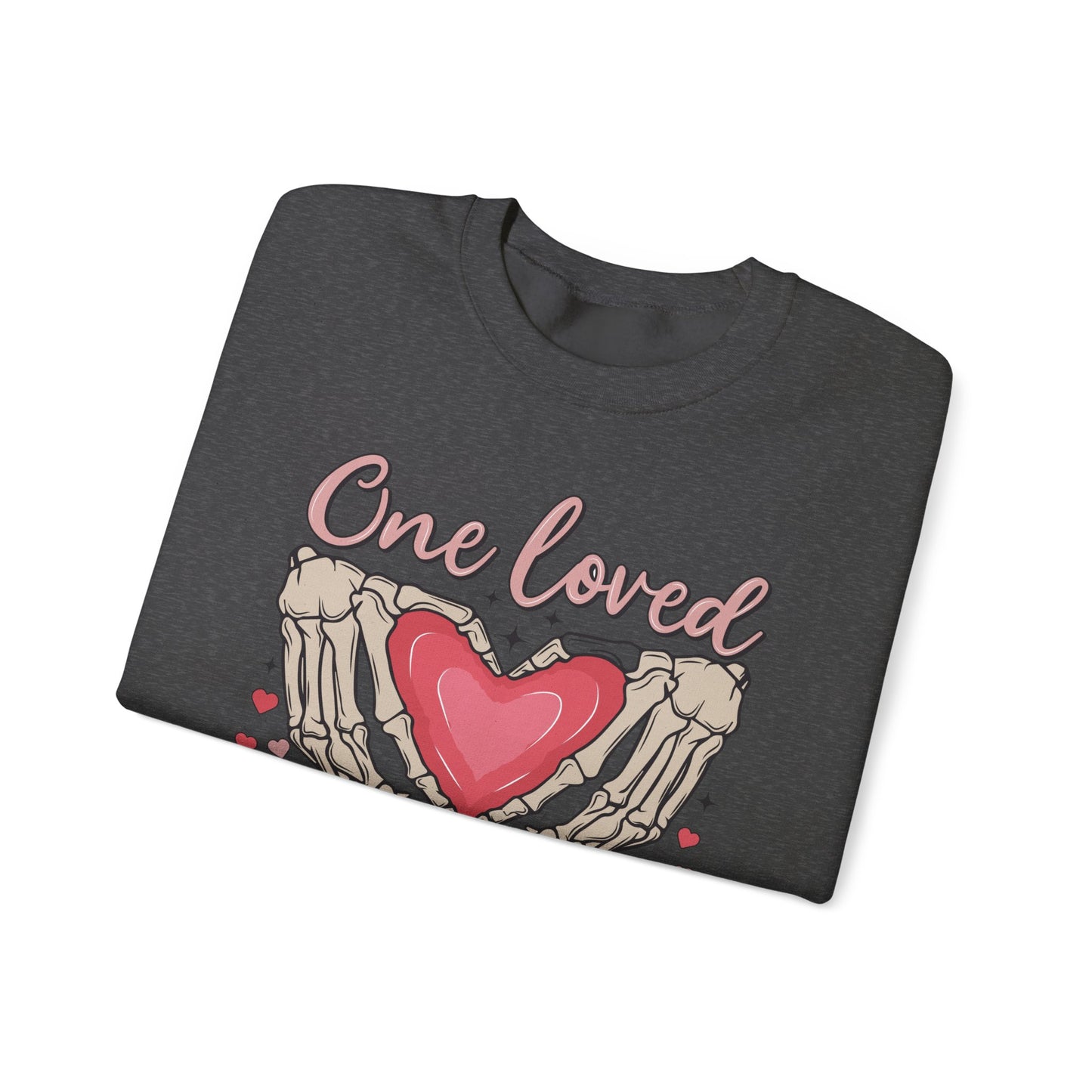 One Loved Mama Crewneck Sweatshirt, Perfect Gift for Moms, Cozy Layer for Birthdays, Mother's Day, Heartfelt Gift Idea