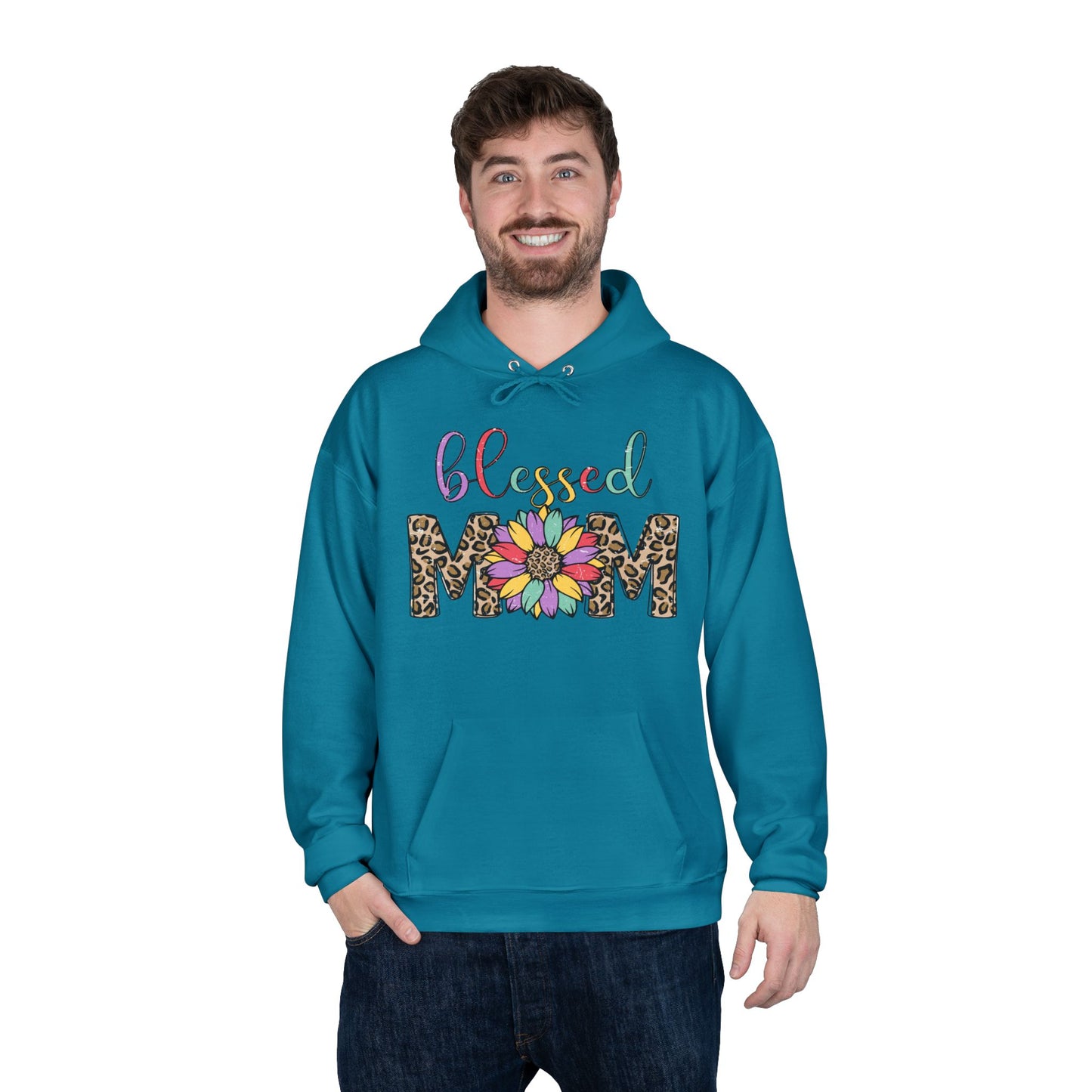 Blessed Mom Eco-Friendly Pullover Hoodie