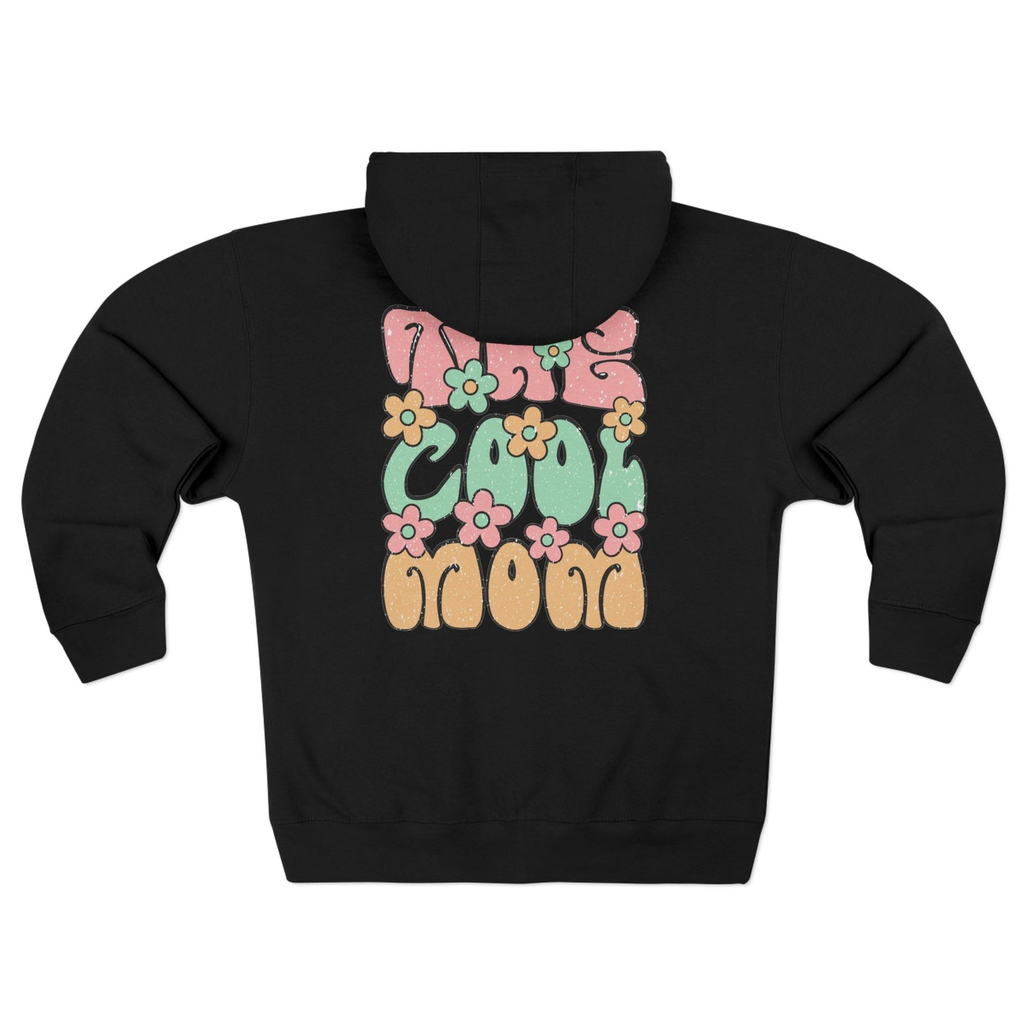 Mom Life Floral Unisex Zip Hoodie - Cozy Casual Wear for Moms
