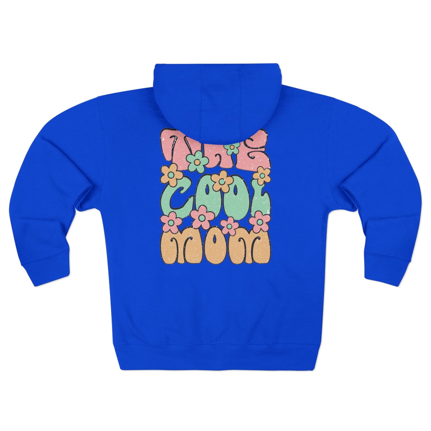 Mom Life Floral Unisex Zip Hoodie - Cozy Casual Wear for Moms