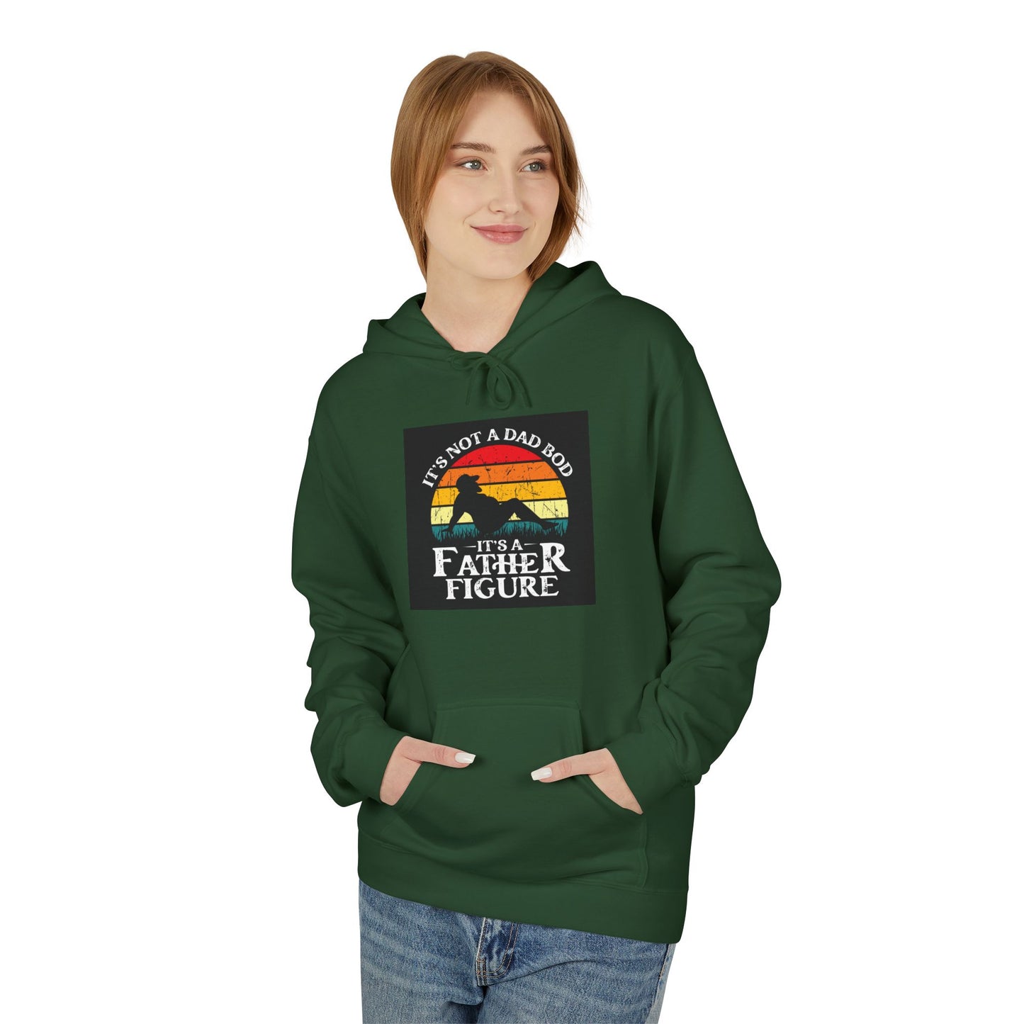 Father Figure Retro Hoodie - Perfect Gift for Dads