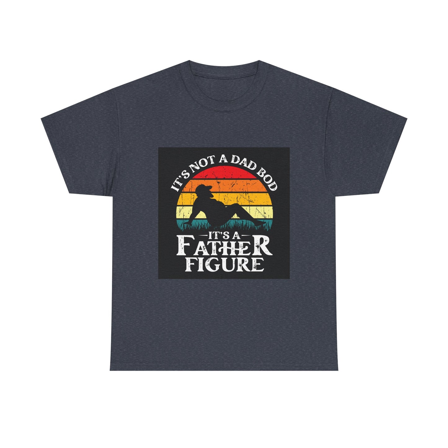 Father Figure Unisex Heavy Cotton Tee - Perfect Gift for Dads, Celebrating Fatherhood