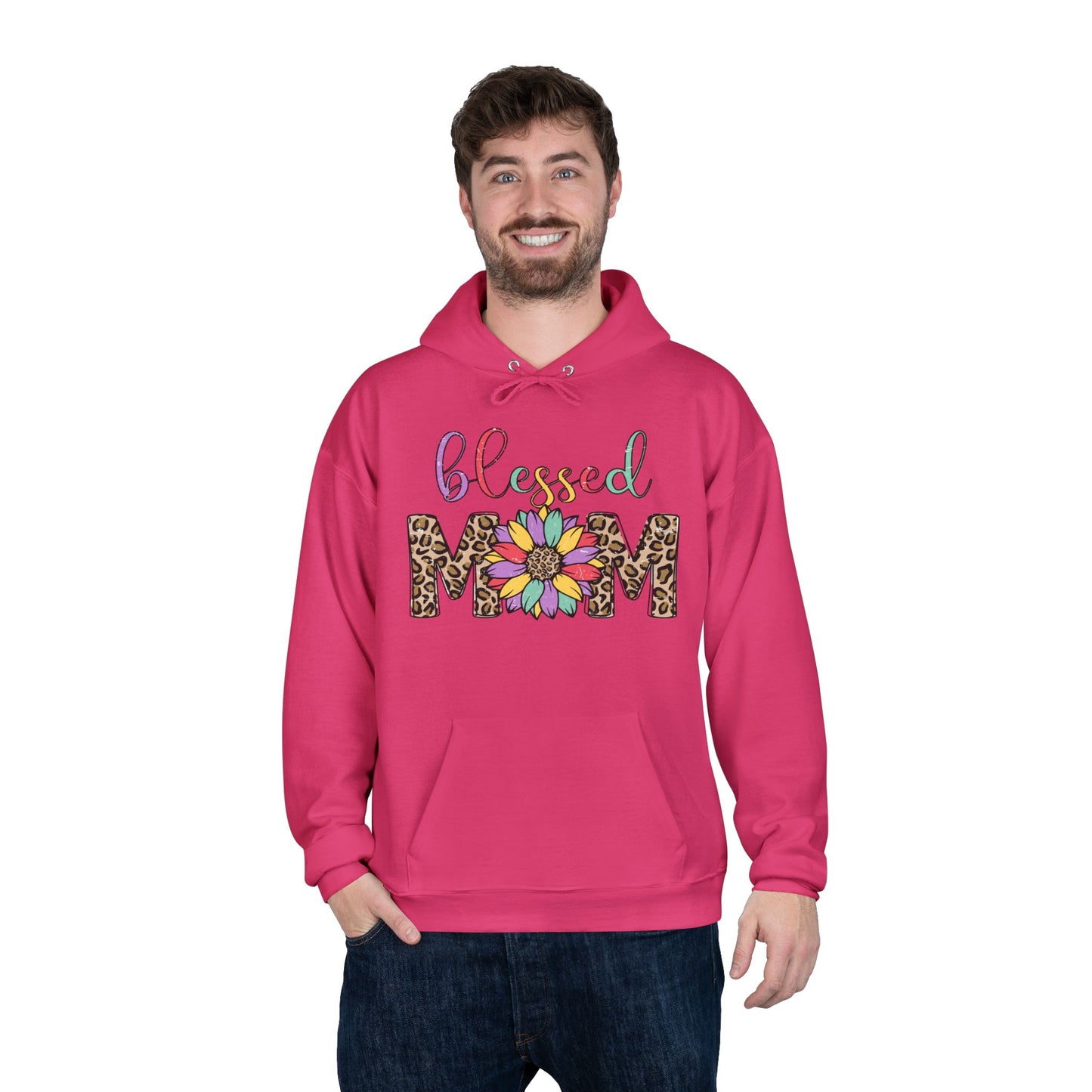 Blessed Mom Eco-Friendly Pullover Hoodie